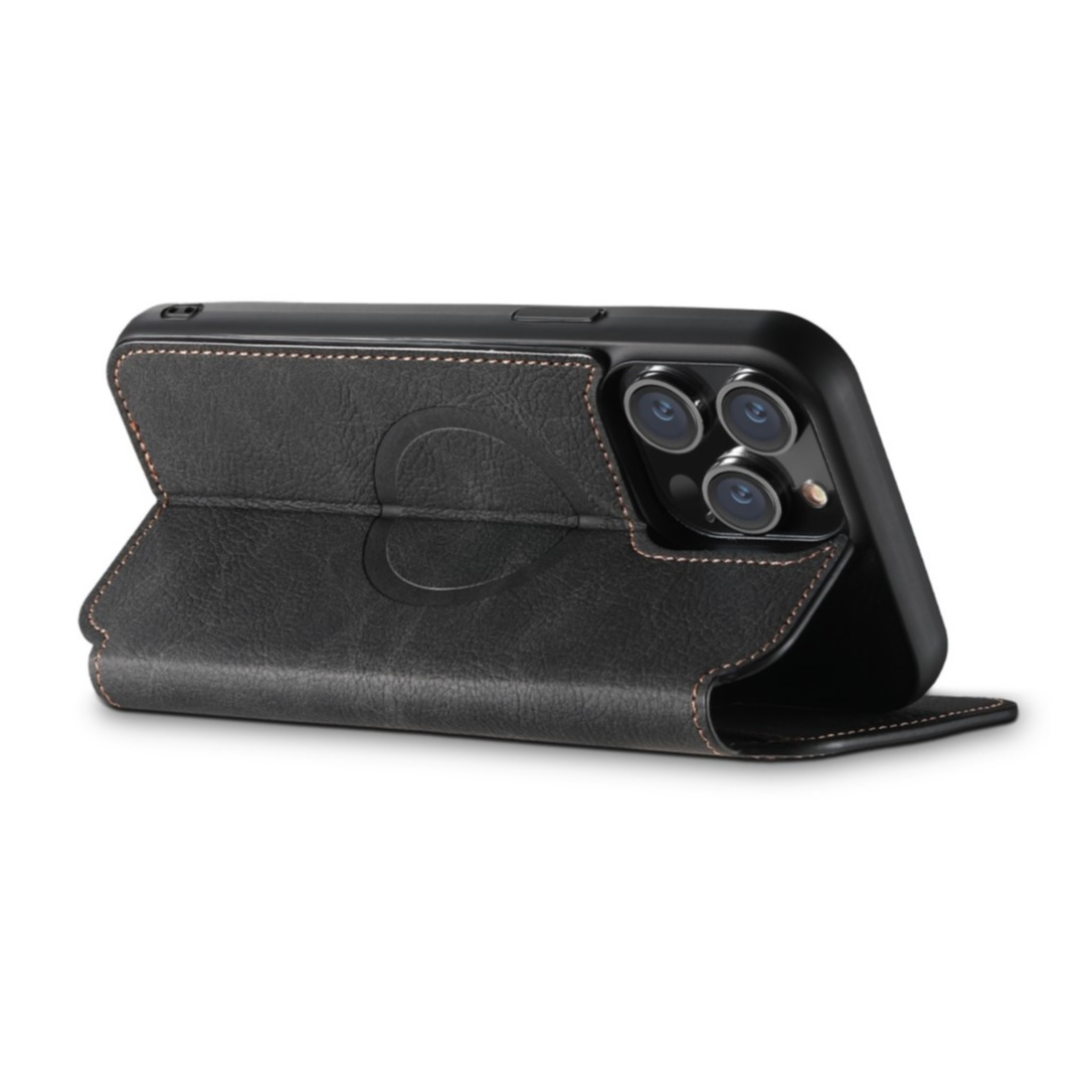CASAFUNY Handyhülle Für IPhone 14 Pro Max – PU Leder Flip Case Mit Magnet, Kartenfach & Ständer