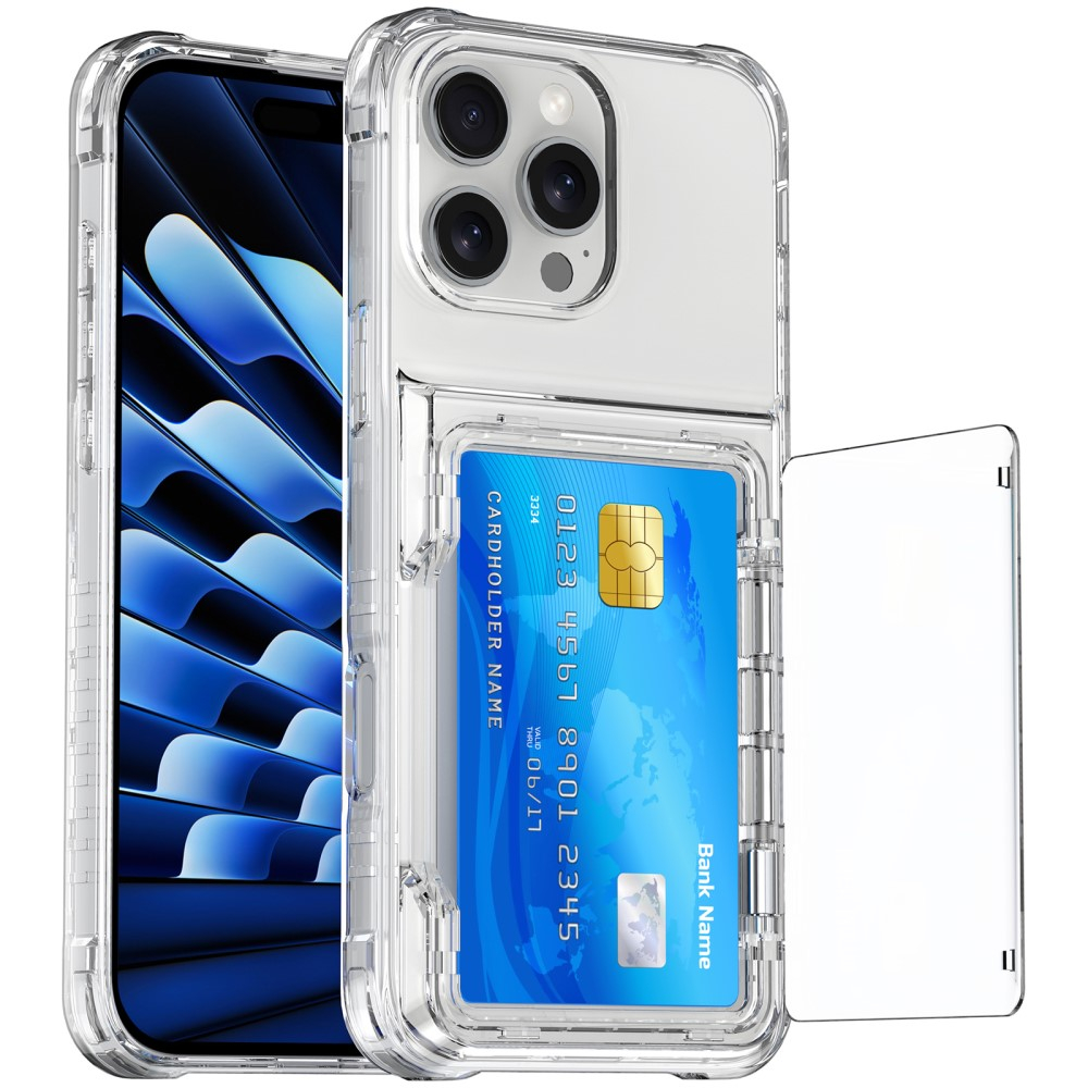 Jaorty Handyhülle Für IPhone 16 Pro Max - RFID-blockierende Brieftaschenhülle Mit Kartenfächern, Handschlaufe & Klappdeckel