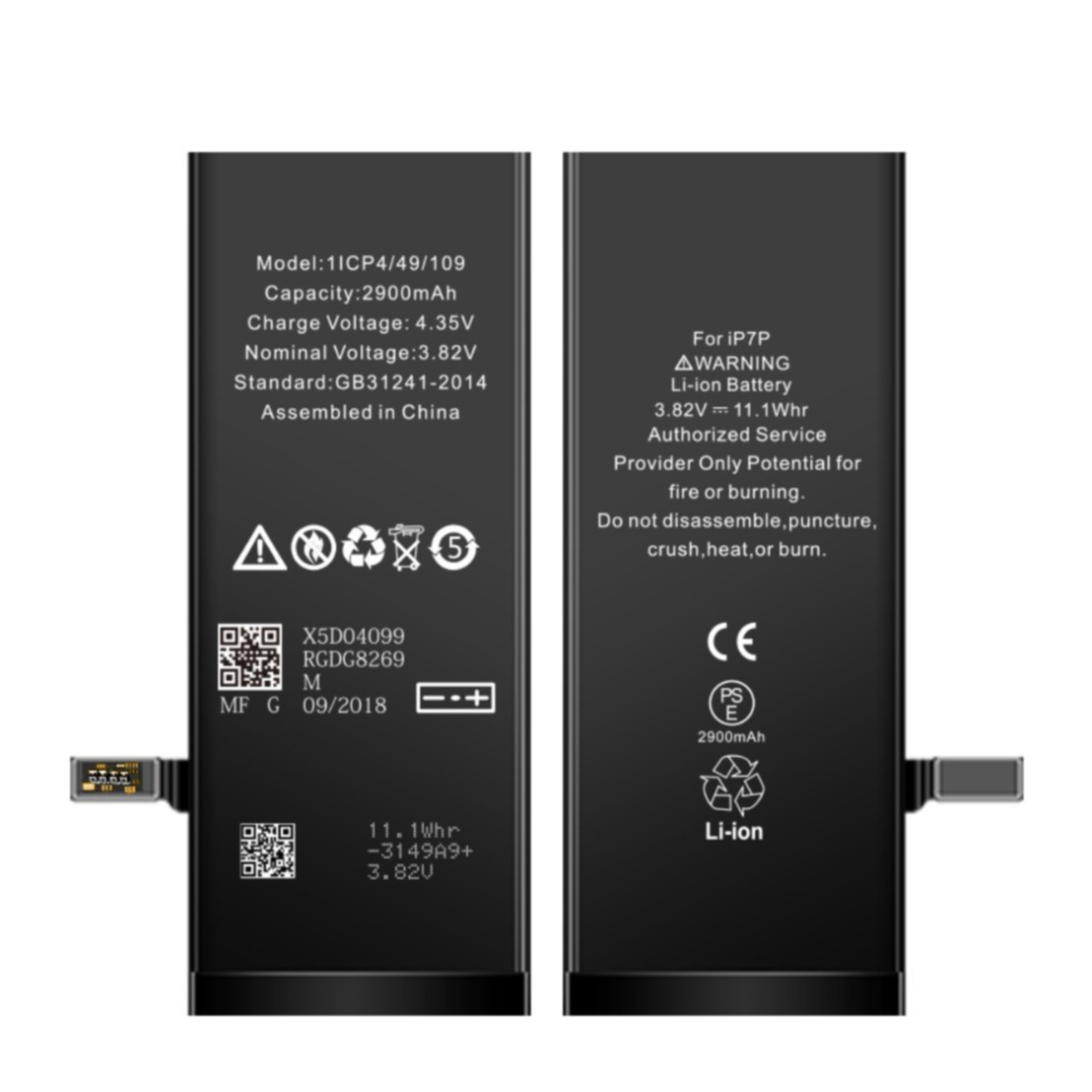 Image of iPhone 7 Plus Akku - Batterie Li-Ionen 3.82V 2900mAh bei Apfelkiste.ch