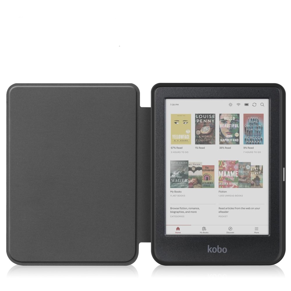 Kobo Clara Colour / Clara BW Leder Tasche Hülle Cover in Blau