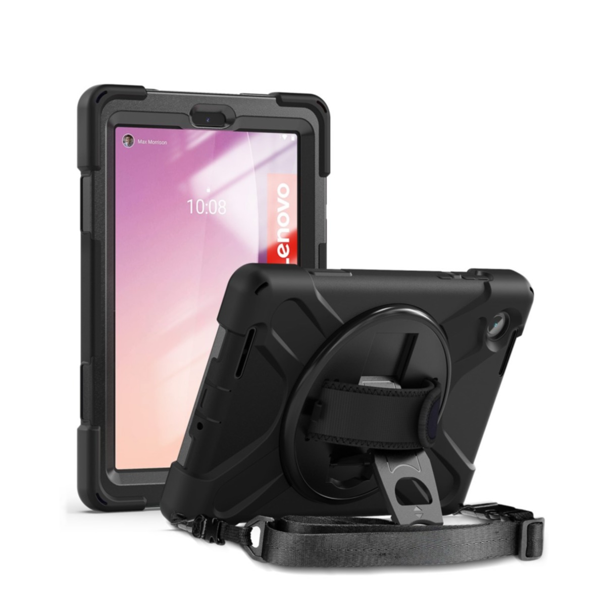 Hülle Für Lenovo Tab M8 – Weiche Silikon-Hülle Mit Standfuß, Stoßfest, Für TB-8506/8705/8505