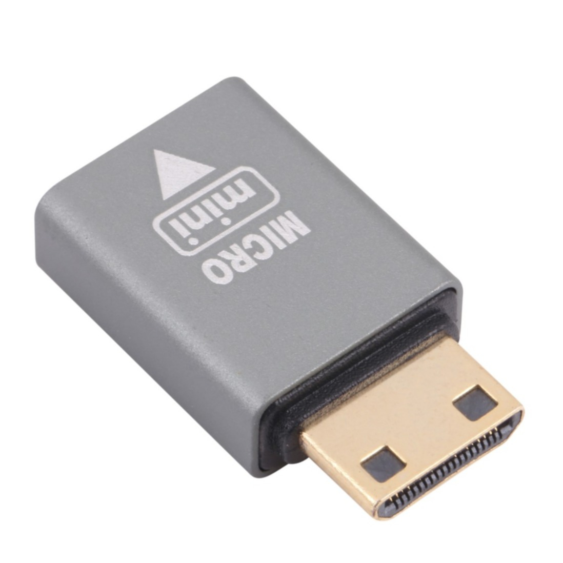 Image of Micro HDMI auf Mini HDMI Adapter - Grau bei Apfelkiste.ch
