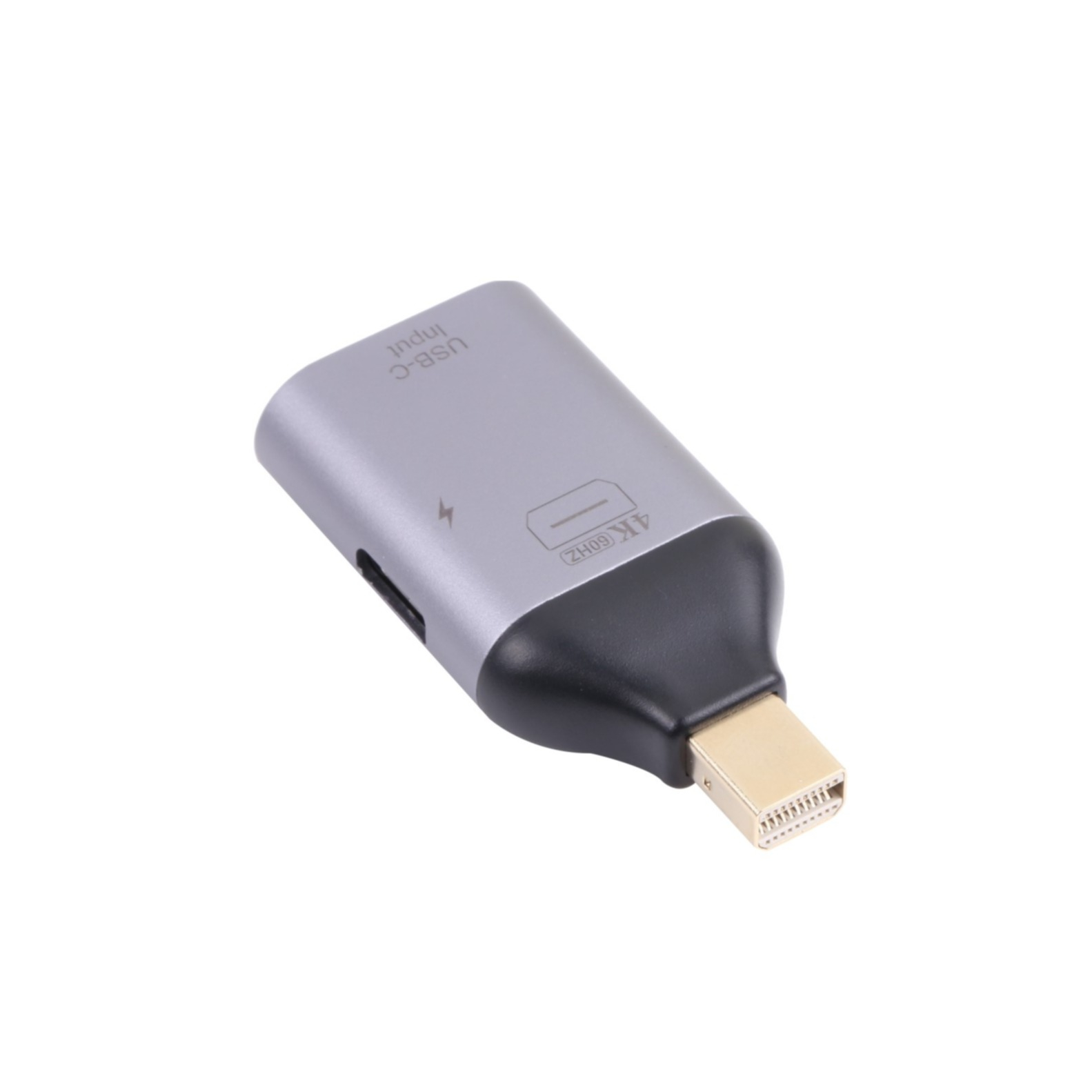 Image of USB C auf Mini Displayport MDP Adapter 4k@60Hz + Ladeport - Space Grau bei Apfelkiste.ch