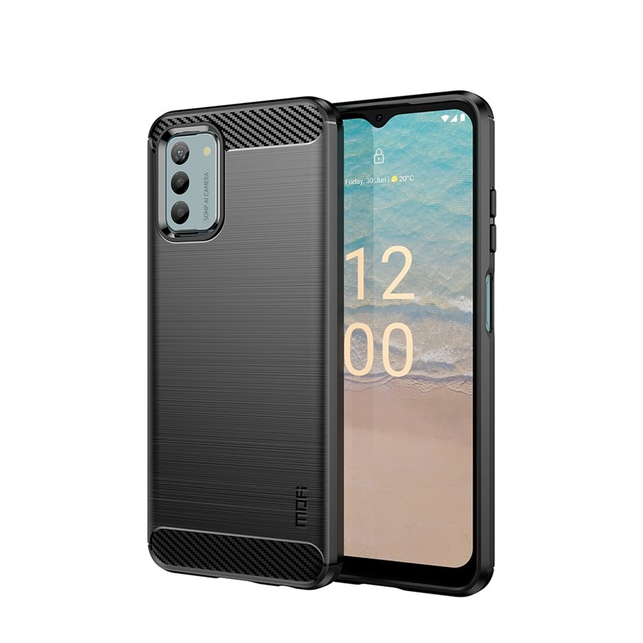 Schutzhülle Für Nokia C22 – Kratzfest, Stoßsicher, Mit Carbon-Optik