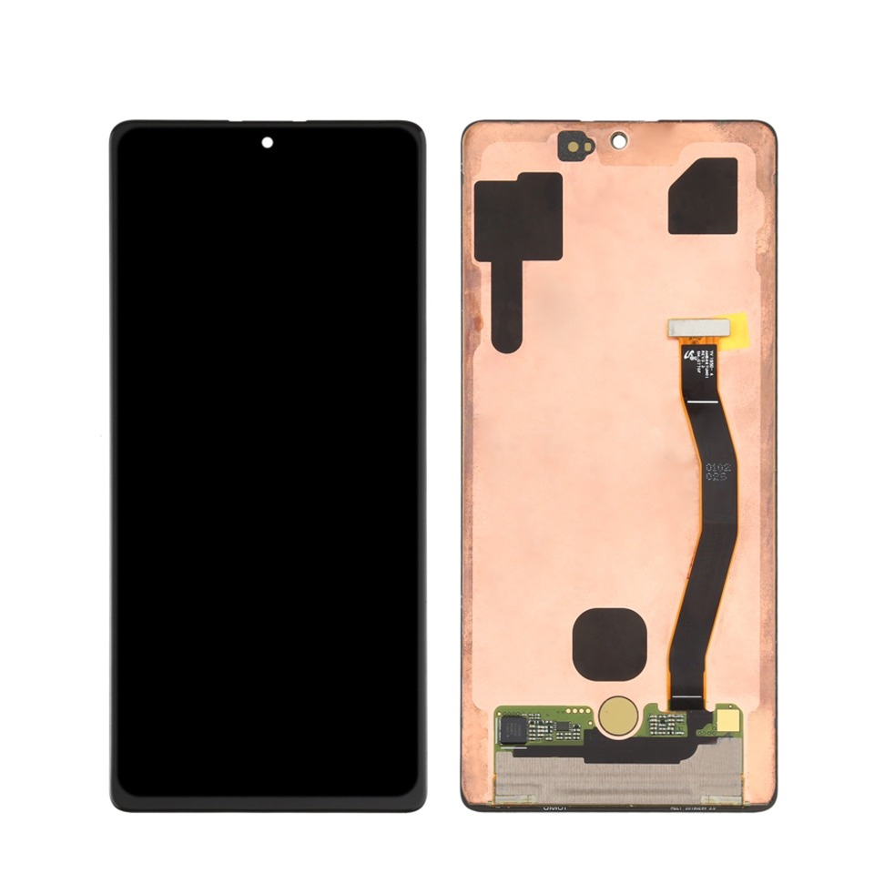 Image of Samsung Galaxy S10 Lite / A91 Ersatzdisplay (Digitizer, LCD, Rahmen) - Schwarz bei Apfelkiste.ch
