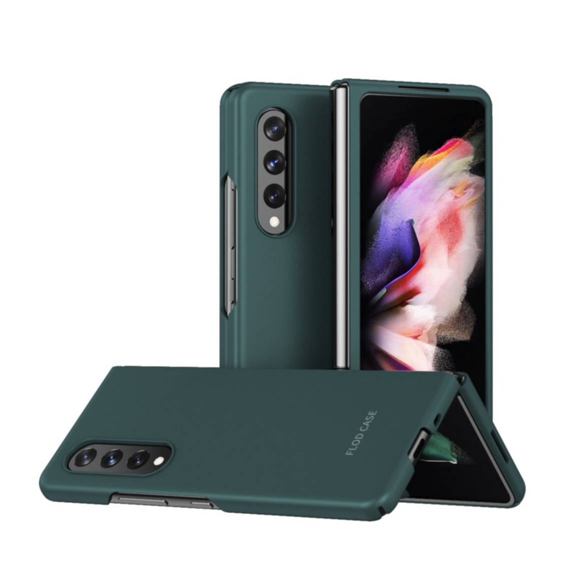 Image of Samsung Galaxy Z Fold4 5G Soft Touch Hardcase Schutzhülle - Grün (Matt) bei Apfelkiste.ch