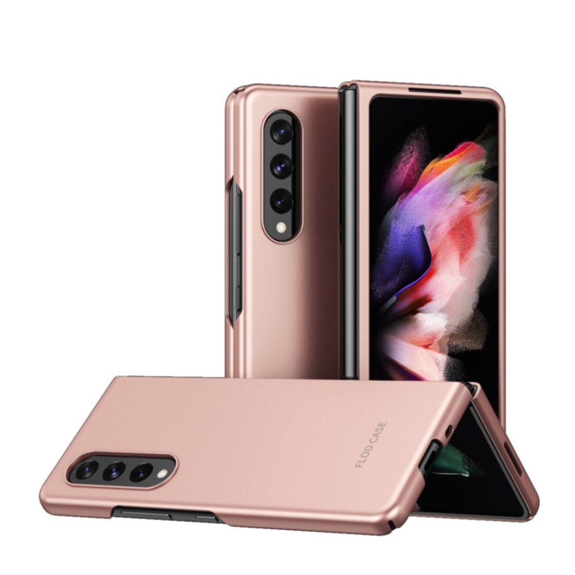 Image of Samsung Galaxy Z Fold4 5G Soft Touch Hardcase Schutzhülle - Roségold (Matt) bei Apfelkiste.ch