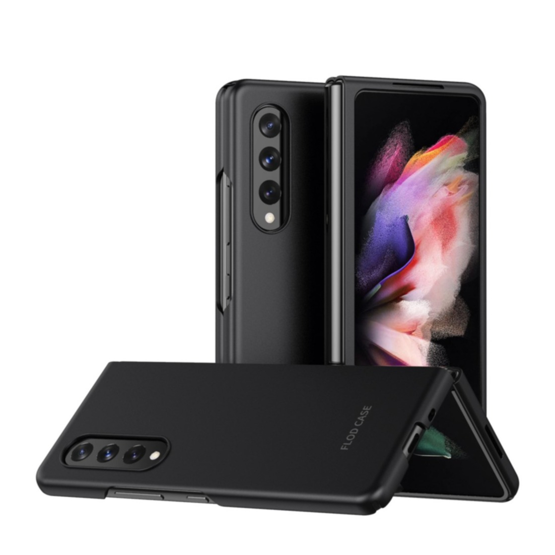 Image of Samsung Galaxy Z Fold4 5G Soft Touch Hardcase Schutzhülle - Schwarz (Matt) bei Apfelkiste.ch