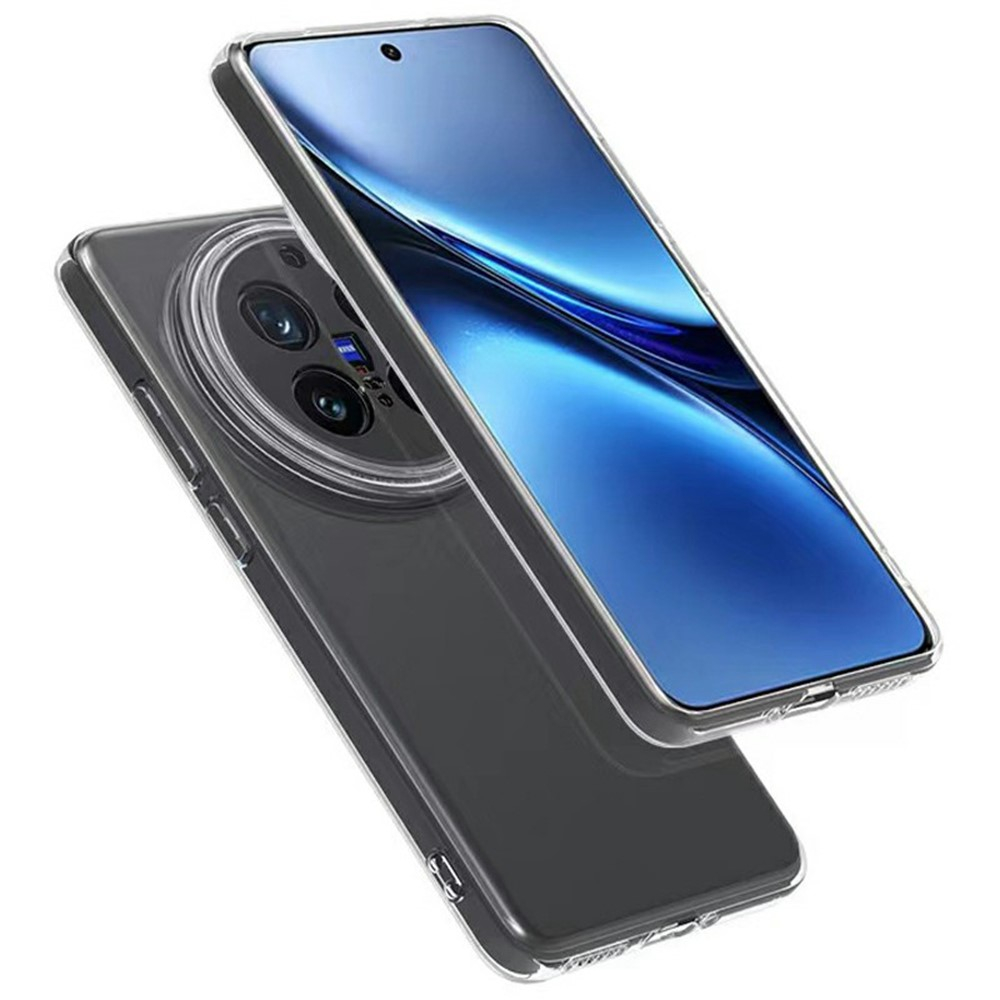 COMAKU Vivo X200 Pro Hülle – Ultraleichte TPU-Hülle Mit Stoßschutz, Transparentem Farbverlauf (lila-blau)