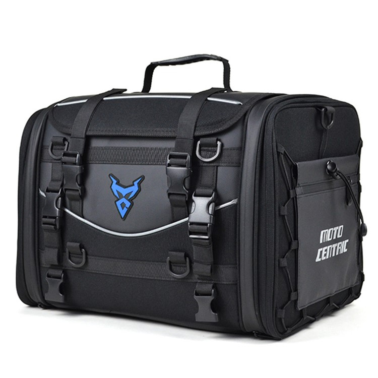 Oxford T40R Motorrad Hecktasche – Wasserdicht, 35x22x32 Cm, Mit Tragegurten, Schwarz