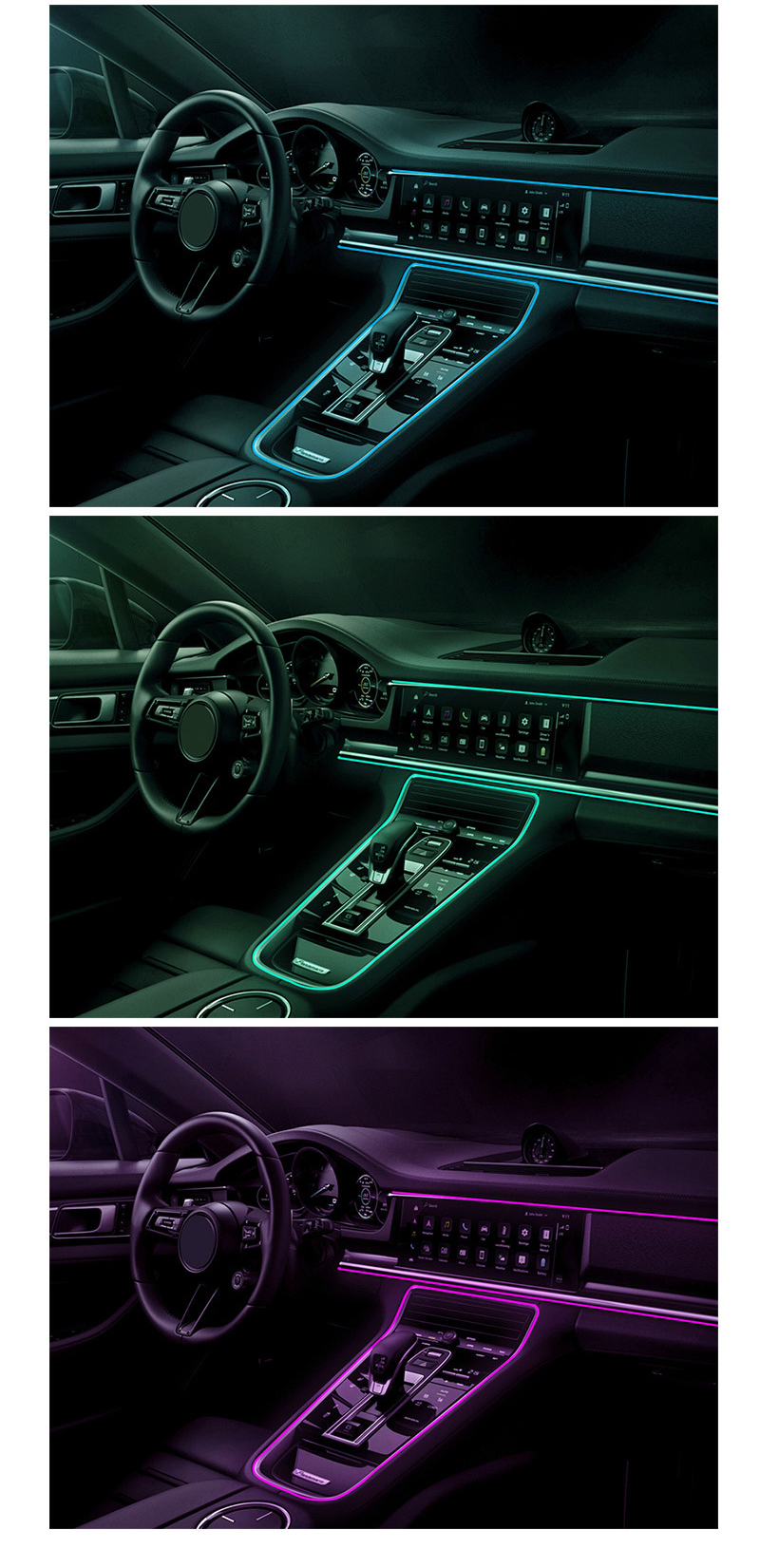 5m) LED Auto Licht Streifen USB Innenraumbeleuchtung