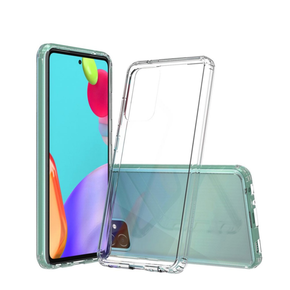 Image of Samsung Galaxy A52s 5G / A52 (5G) Hybrid Hülle TPU Bumper + Acryl Rückseite - Transparent bei Apfelkiste.ch