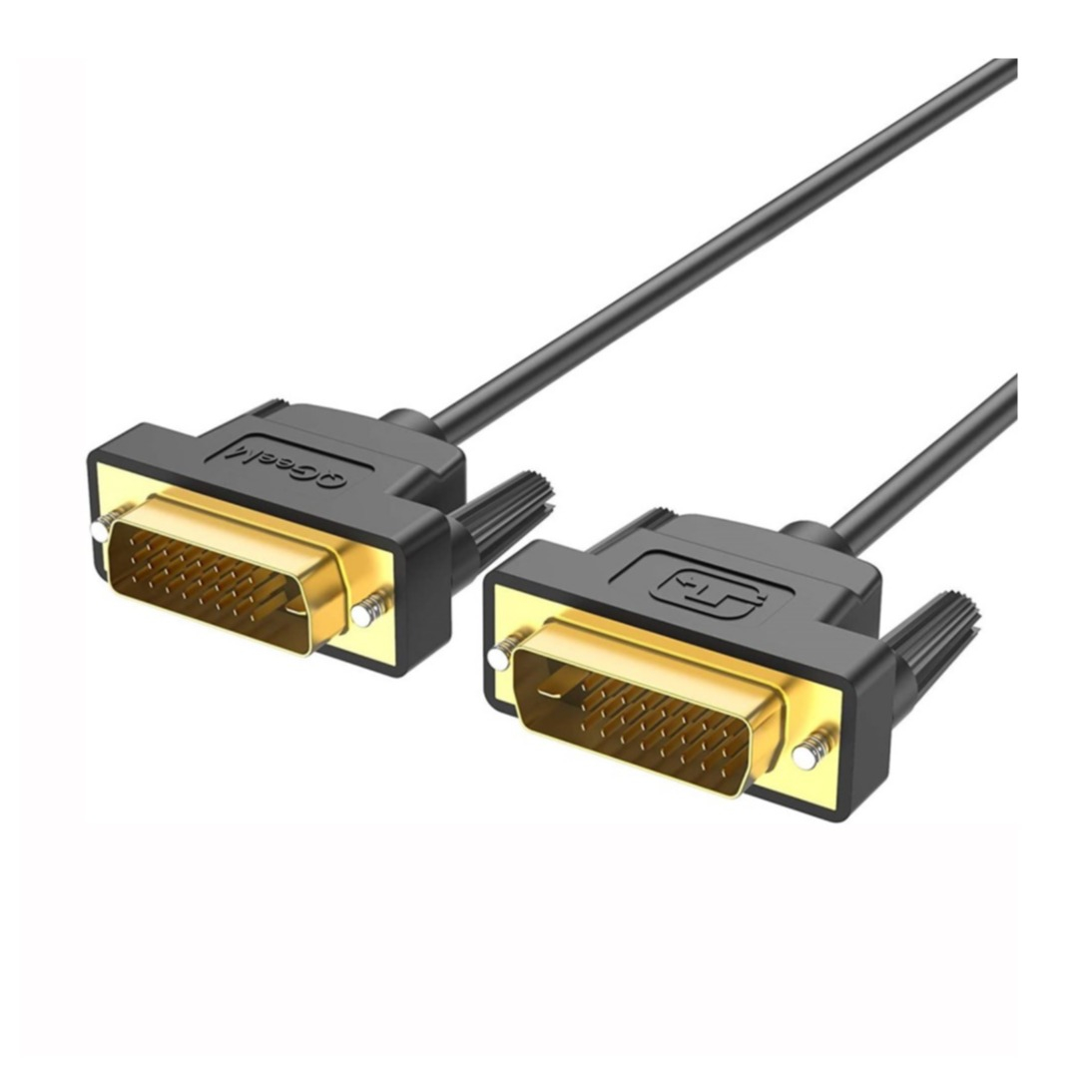 Image of (1.8m) DVI auf DVI 4K Ultra HD Video Kabel Adapter Konverter mit vergoldeten Kontakten - Schwarz bei Apfelkiste.ch