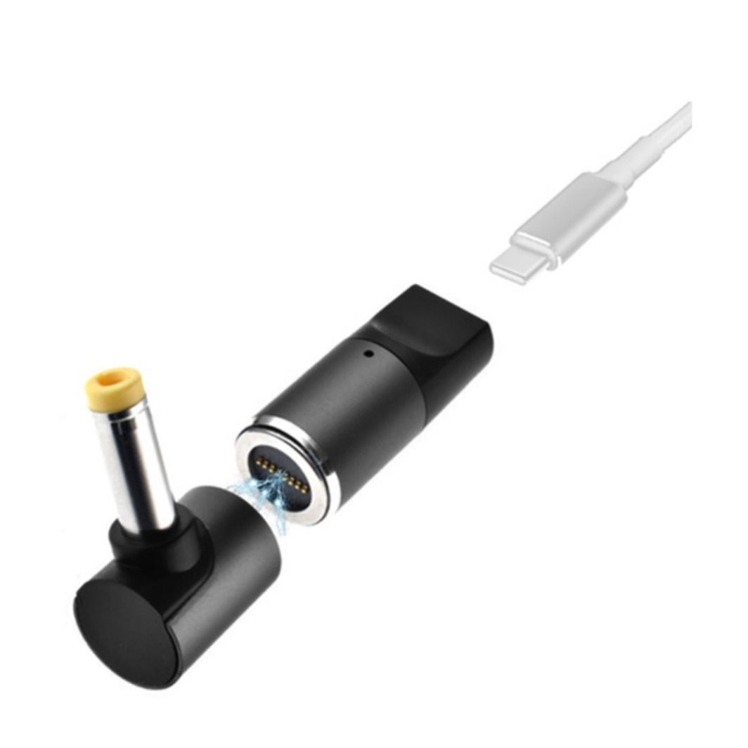 Image of (100W) HP Laptop Magnetischer USB C Power Delivery Ladeanschluss Adapter Konverter (4.8x1.7mm) bei Apfelkiste.ch