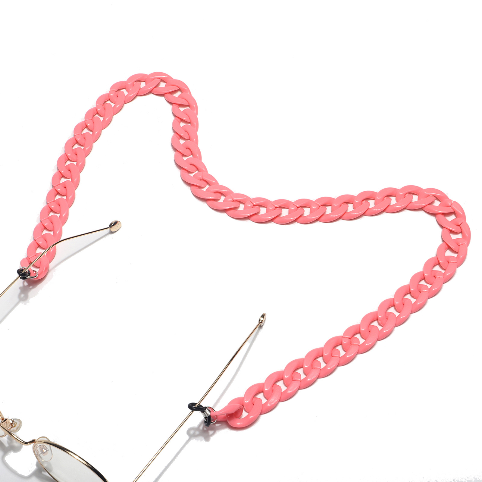 Image of (68cm) Eyewear Halter Brillenkette Sonnenbrillenband Acryl - Pink bei Apfelkiste.ch