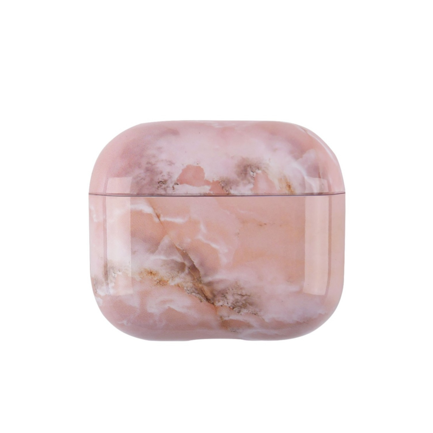 Image of AirPods (3. Generation) Hardcase Schutzhülle Abdeckung Marble Marmor - Rosa bei Apfelkiste.ch