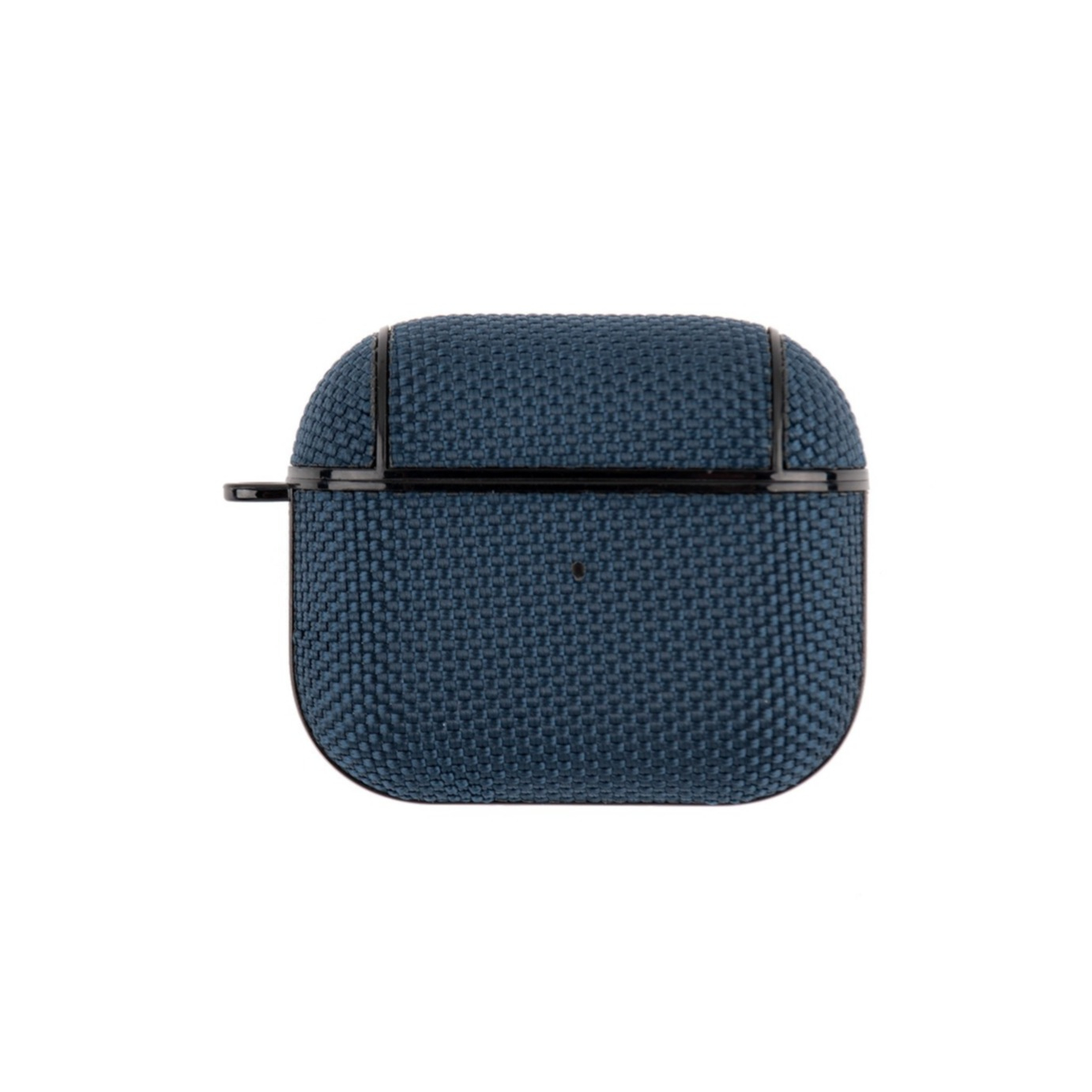 Image of AirPods (3. Generation) Hardcase Nylon Schutzhülle Abdeckung mit Karabinerhaken - Blau bei Apfelkiste.ch