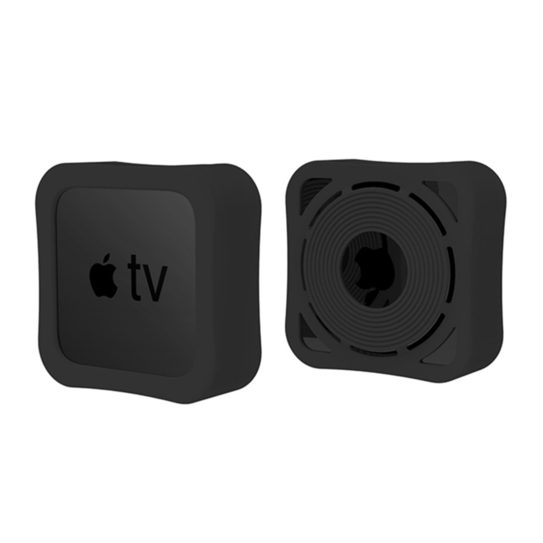 Image of Apple TV 4K (2. Gen.) Box Silikon Schutzhülle Schwarz bei Apfelkiste.ch