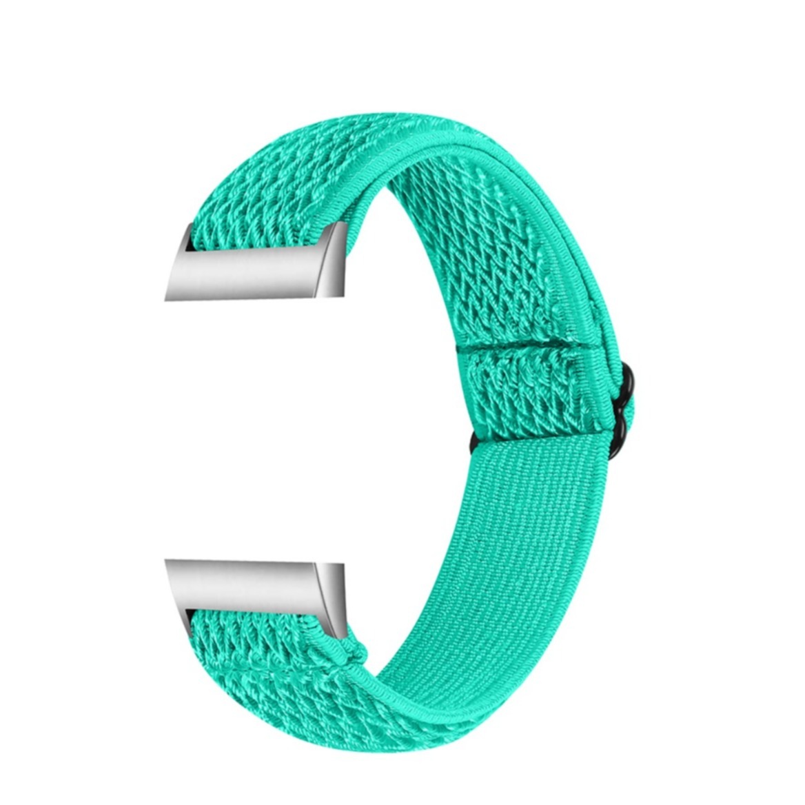 Image of Fitbit Charge 4 / 3 Elastisches Nylon Gummi Armband (Gelenkumfang: 165-245mm) - Türkis bei Apfelkiste.ch