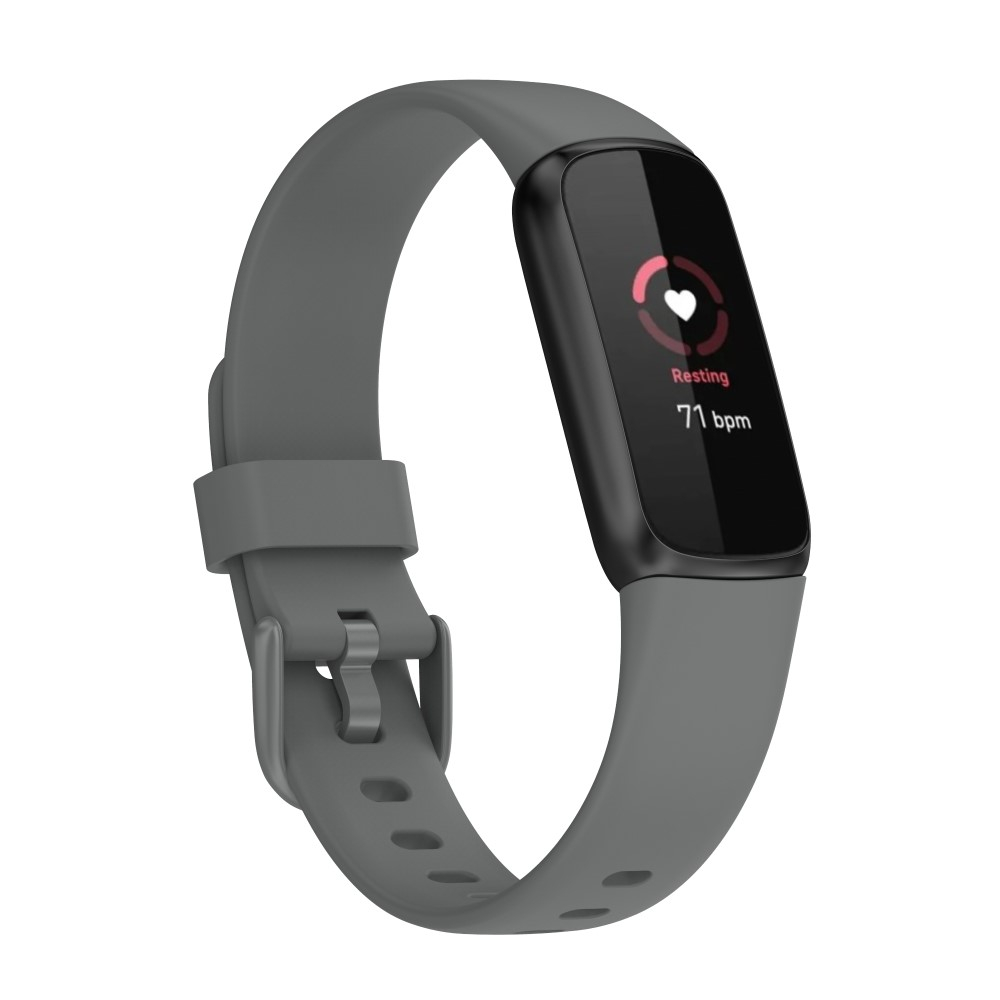 Image of (Gr. L) Fitbit Luxe / Luxe Special Edition Silikon Armband mit Dornschliesse (Gelenkumfang ca. 171 - 238mm) - Grau bei Apfelkiste.ch
