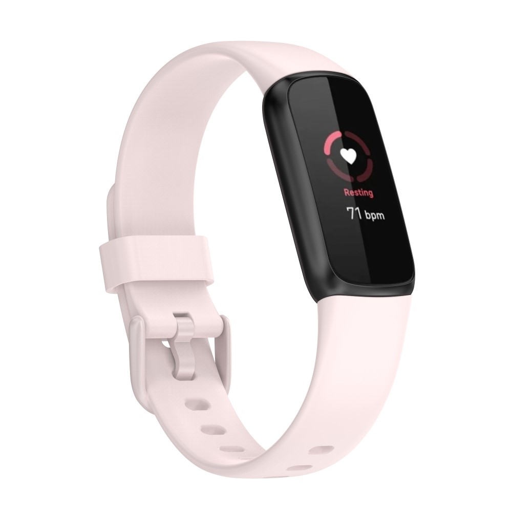 Image of (Gr. L) Fitbit Luxe / Luxe Special Edition Silikon Armband mit Dornschliesse (Gelenkumfang ca. 171 - 238mm) - Rosa bei Apfelkiste.ch