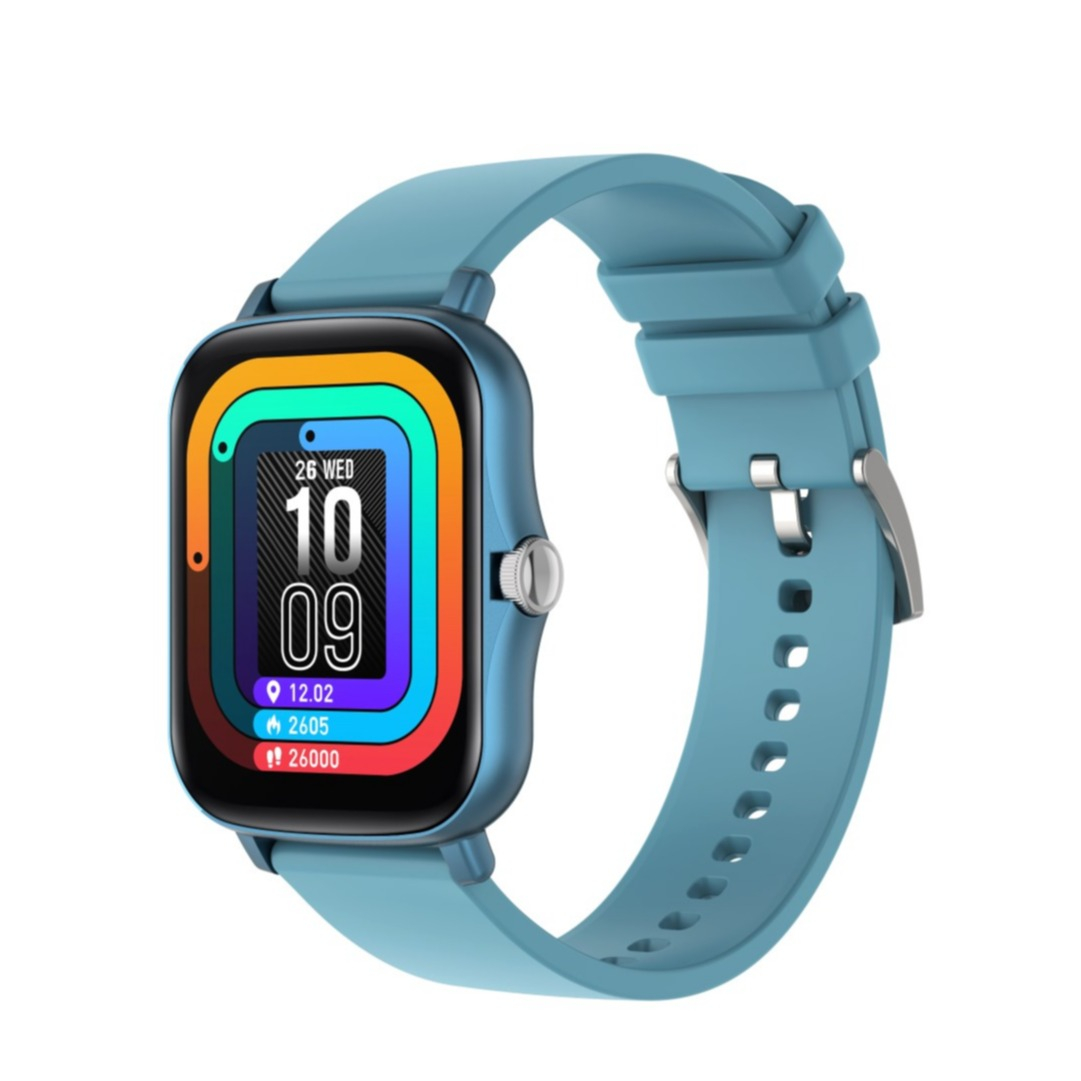 Image of Fitness Tracker Smart Watch Herzfrequenzmessung und 1.70" IPS HD Display (IP67) + Silikon Armband - Blau bei Apfelkiste.ch