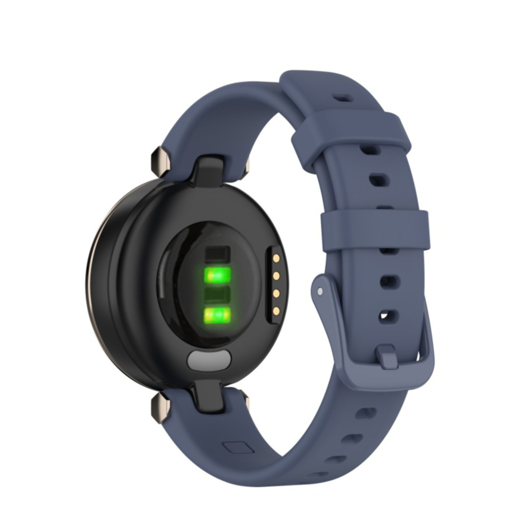 Image of (Gr. XS) Garmin Lily Ersatz Silikon Sport Armband (Gelenkumfang: 132 - 203mm) - Blaugrau bei Apfelkiste.ch