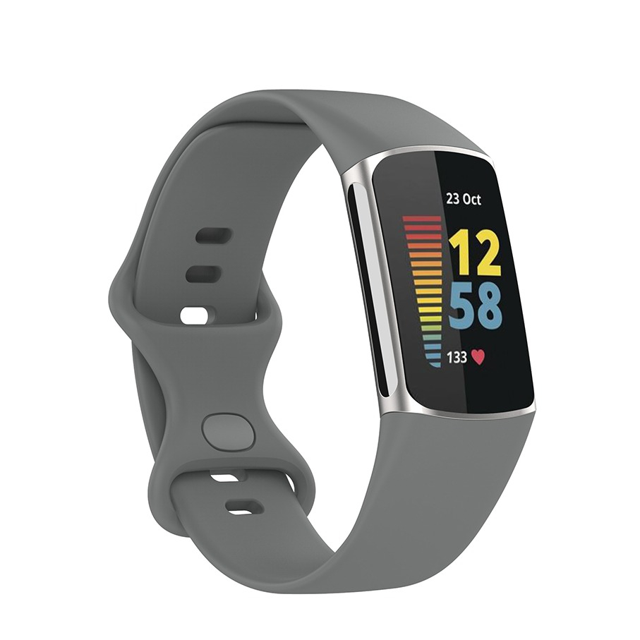Image of Fitbit Charge 5 Silikon Armband (Gelenkumfang 191 - 233mm) - Grau bei Apfelkiste.ch