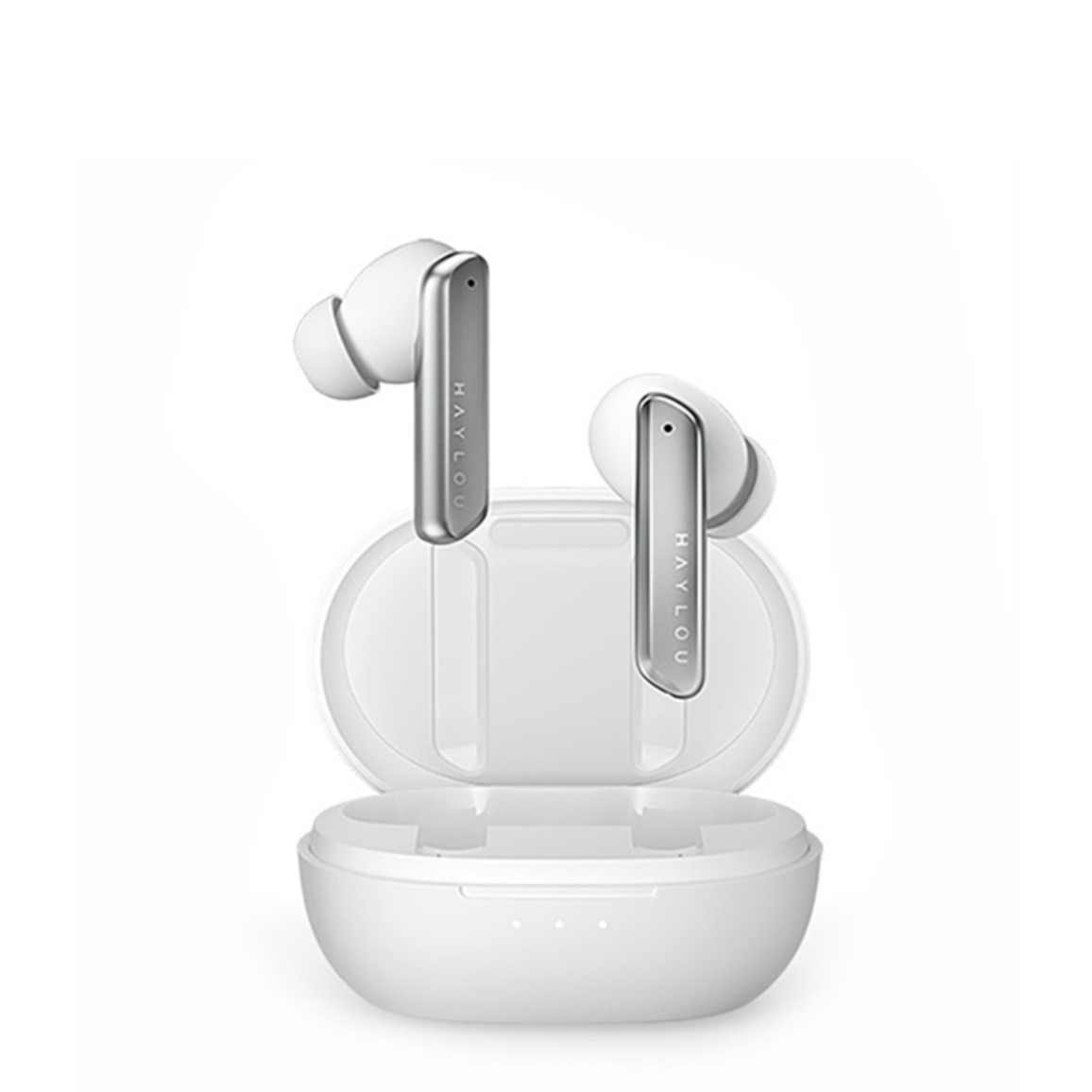 Image of Haylou (by Xiaomi*) - W1 QCC Bluetooth 5.2 aptX In-Ear Kopfhörer Headset Noise Cancelling + Ladecase - Weiss bei Apfelkiste.ch