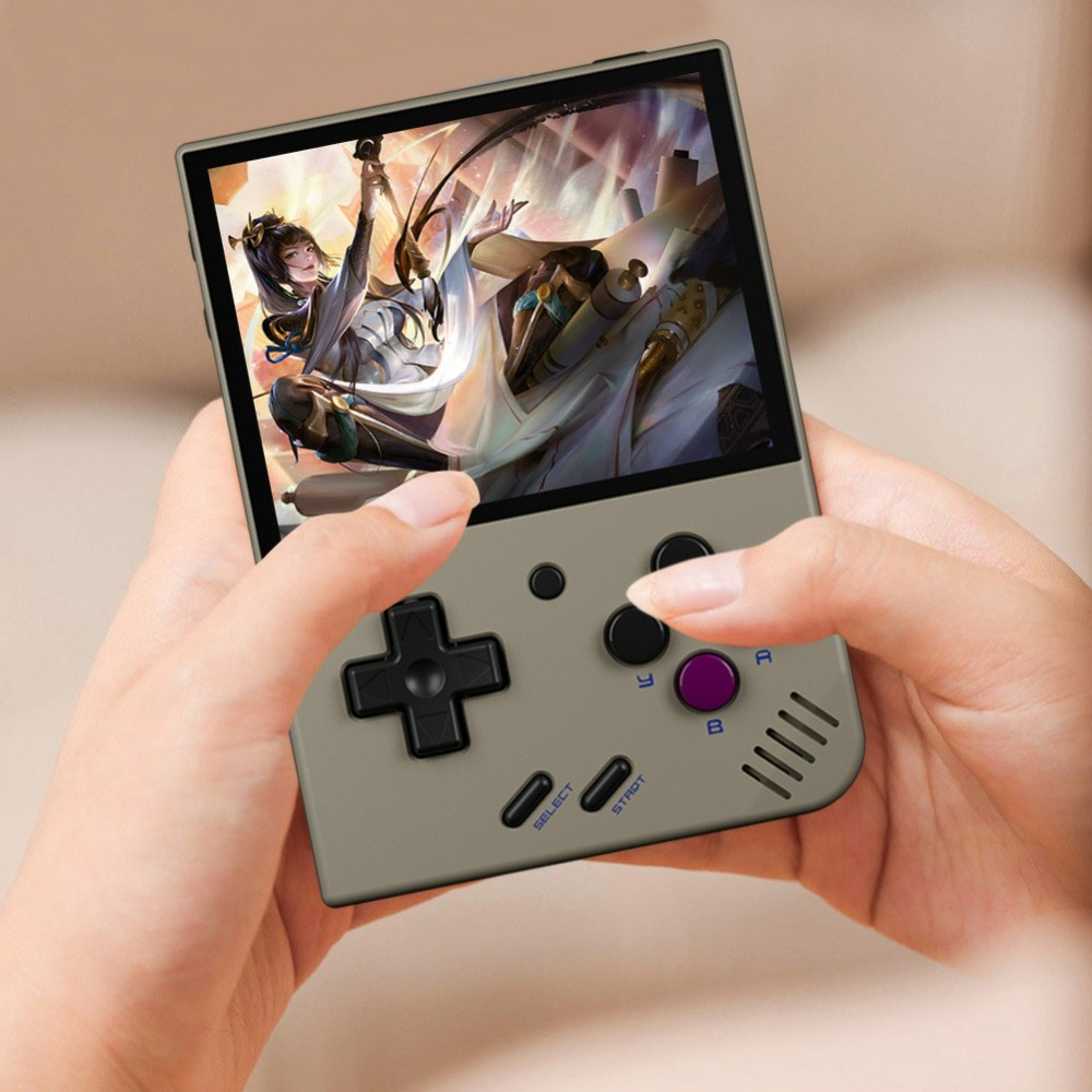 Console Portable Miyoo Mini Plus - 64GB, 20000+ Jeux Rétro, Écran IPS 3,5", Wi-Fi, Batterie 3000mAh