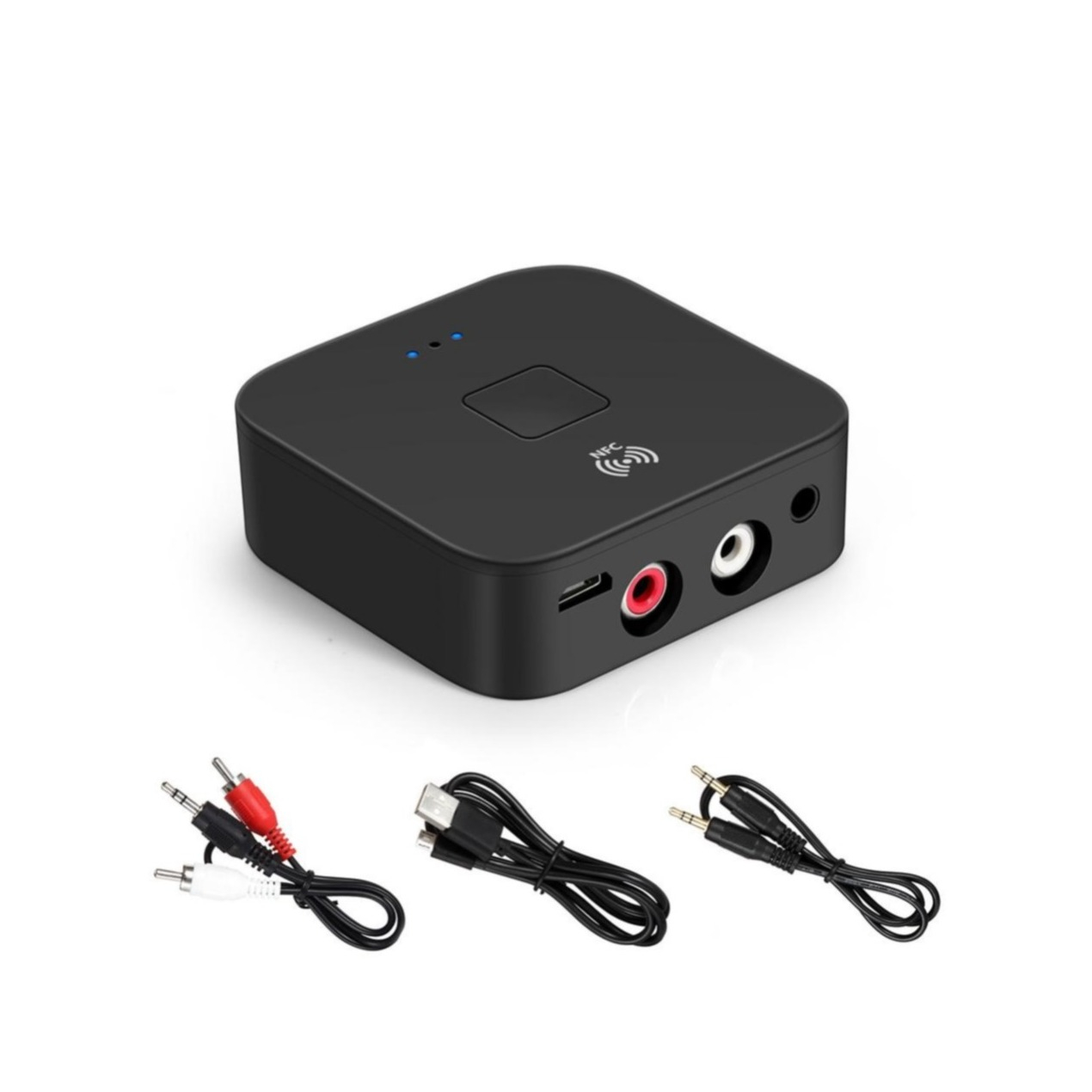 BYTELIKE NFC Bluetooth-Empfänger 5.0 Bluetooth-Sender FM 3-in-1 Bluetooth- Adapter PC Universal Bluetooth-Adapter schwarz