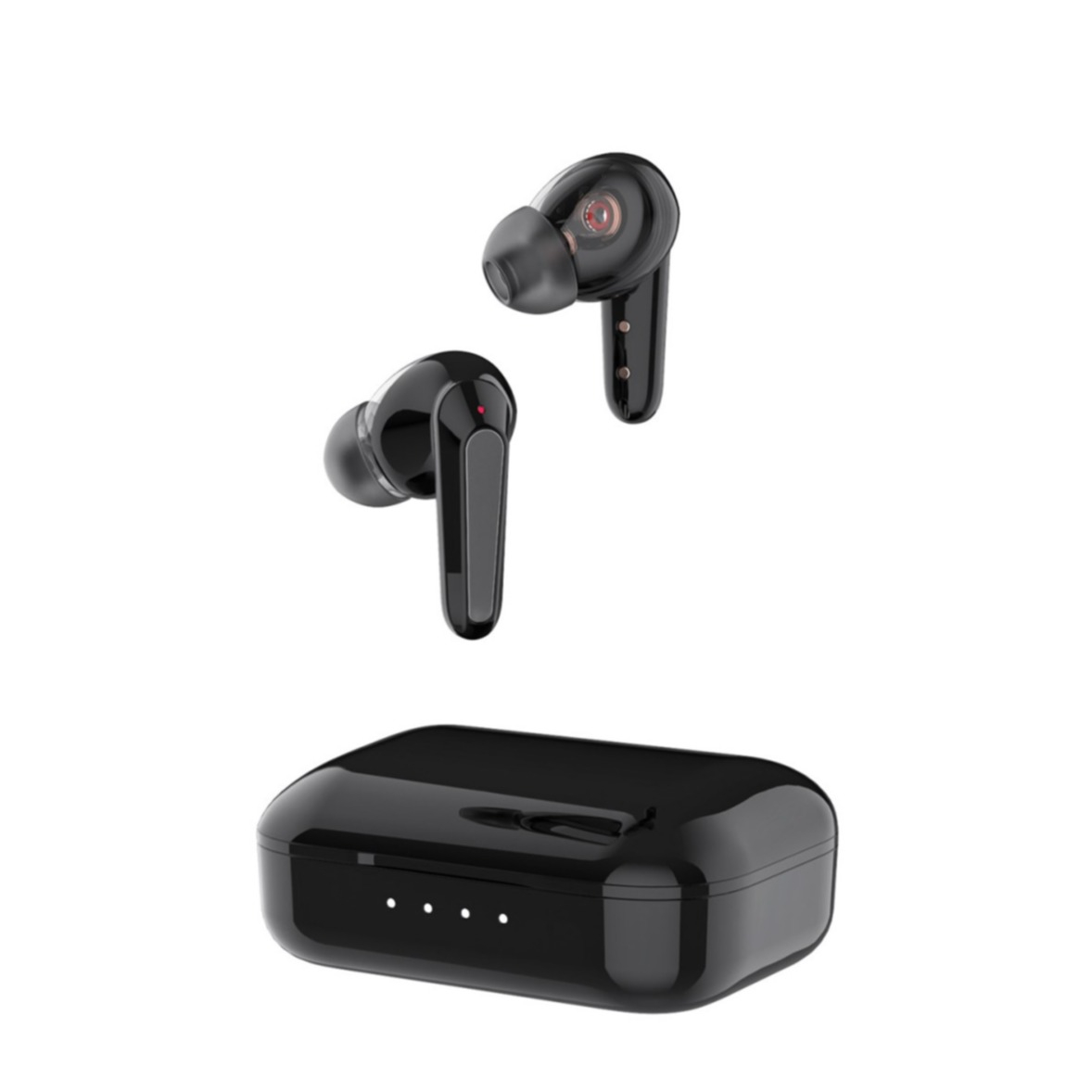 Image of TWS Bluetooth 5.0 In-Ear Kopfhörer Headset + Lade Case (400mAh) - Schwarz bei Apfelkiste.ch