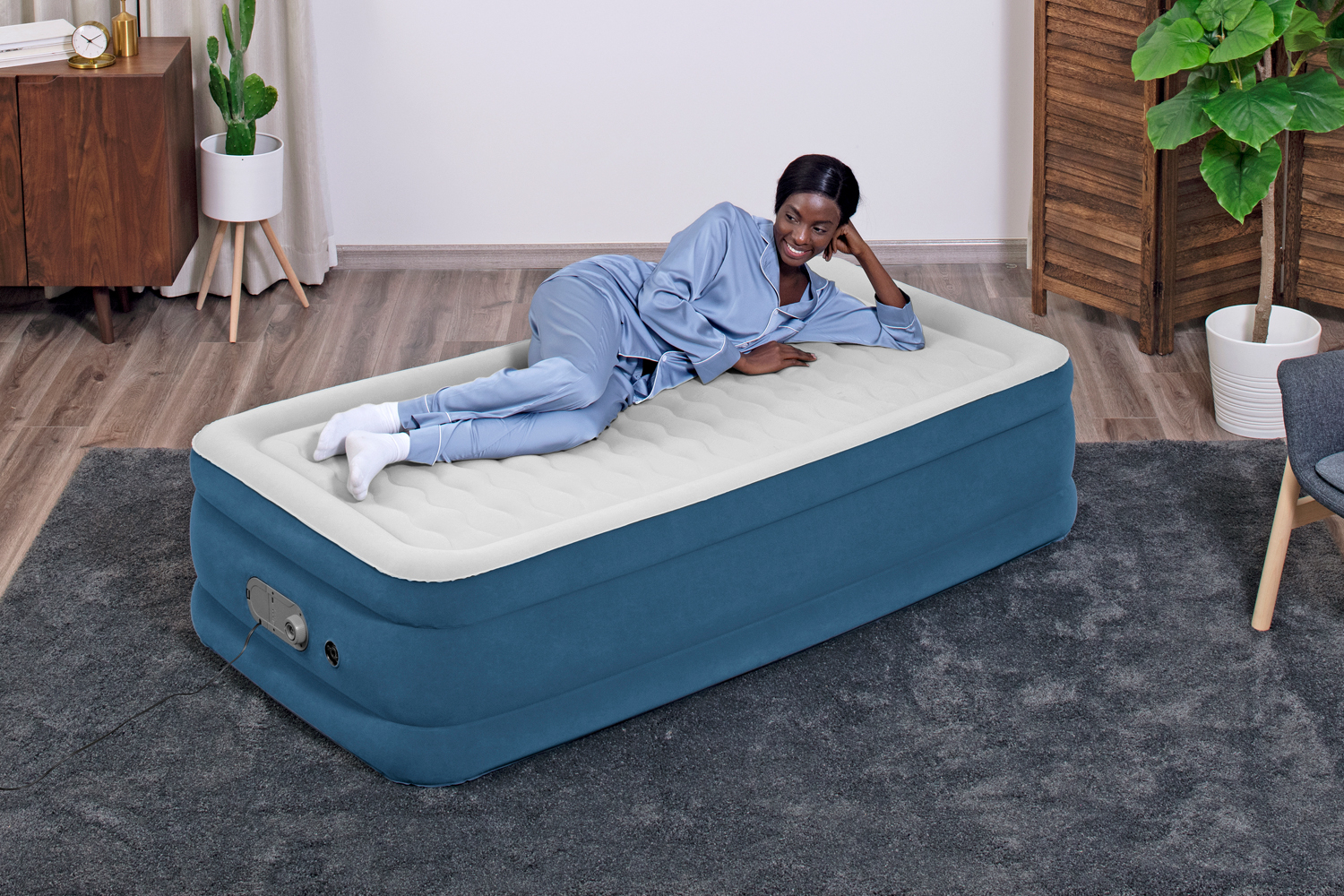 Bestway 191x97cm Luftbett Gäste Bett Luftmatratze