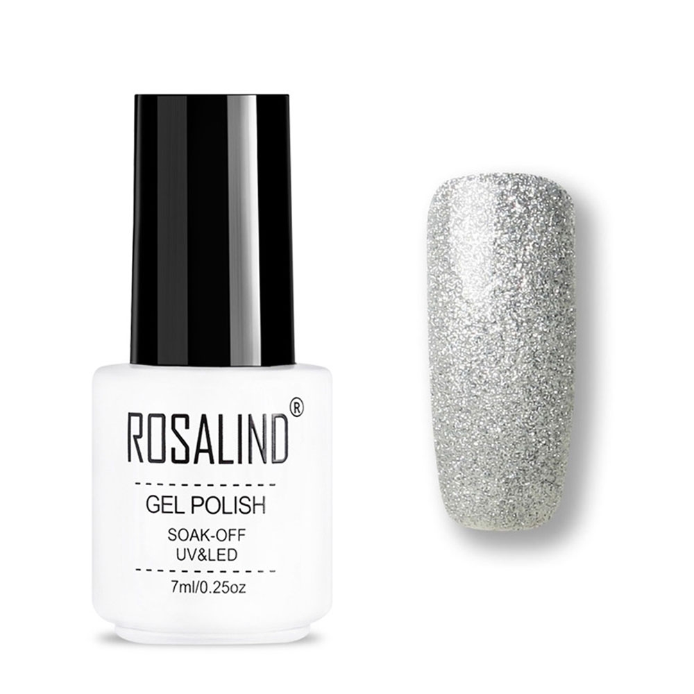 Image of (7ml) UV Nagellack Shellac Nagel Design Farblack - Silber bei Apfelkiste.ch