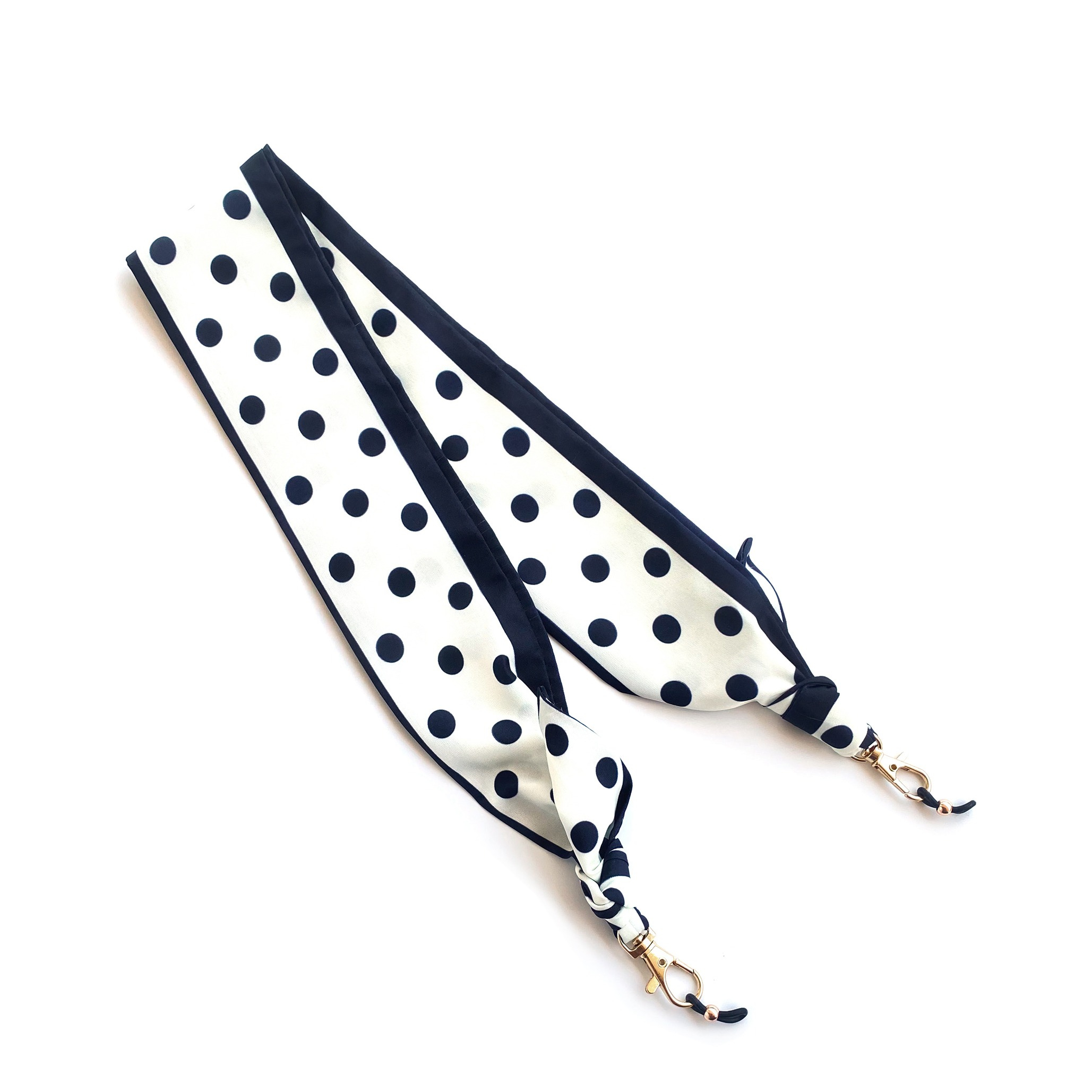 Image of (70cm) Eyewear Halter Brillenkette Sonnenbrillenband Stoff - Punkte bei Apfelkiste.ch