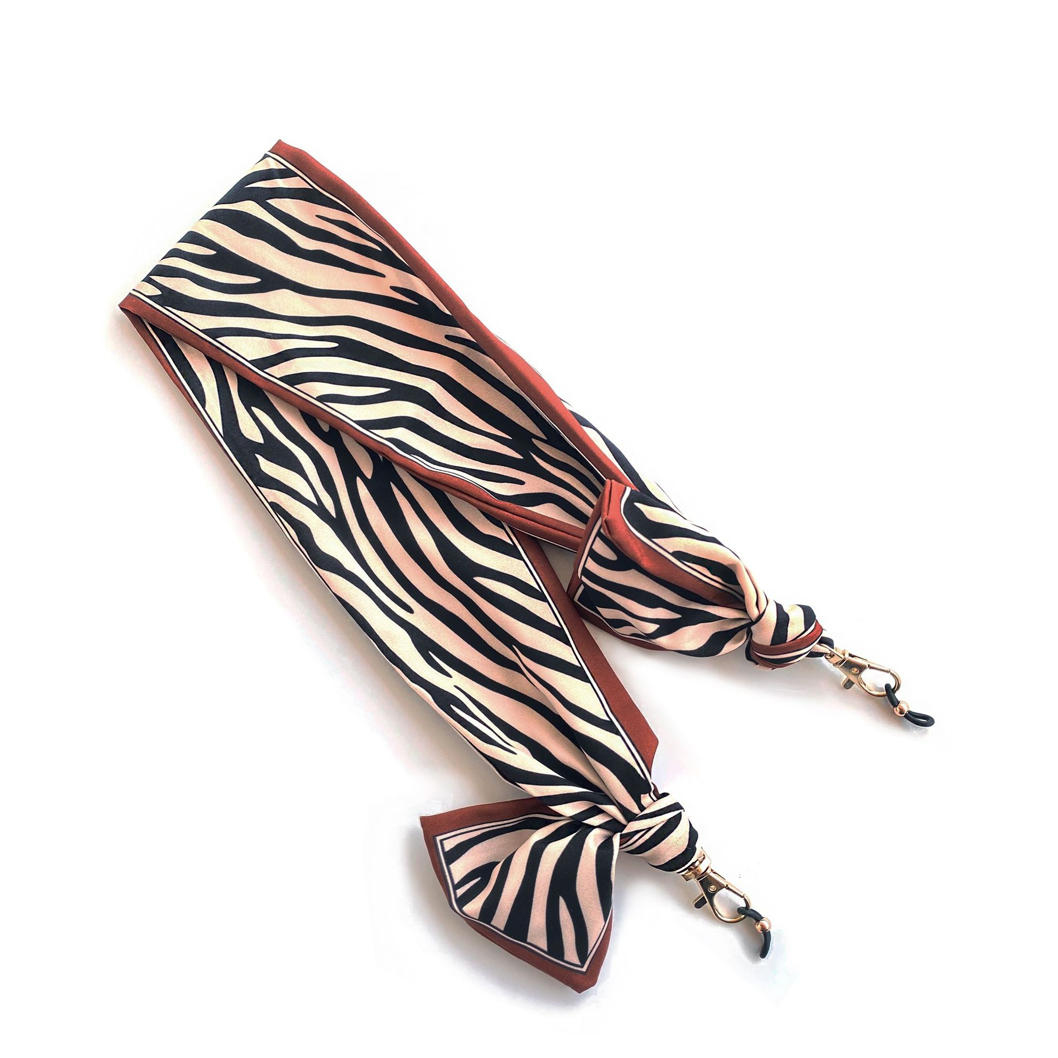 Image of (70cm) Eyewear Halter Brillenkette Sonnenbrillenband Stoff - Streifen bei Apfelkiste.ch