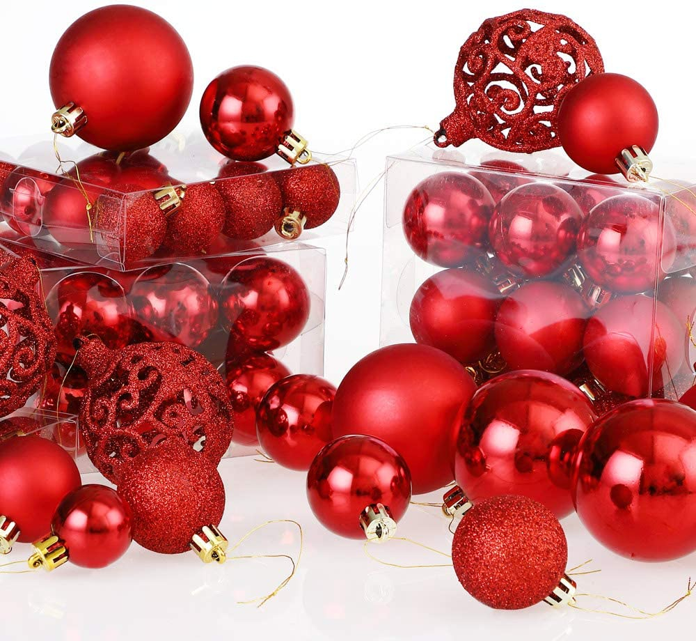 Würfel, rot  Weihnachtstwiete - Christbaumschmuck