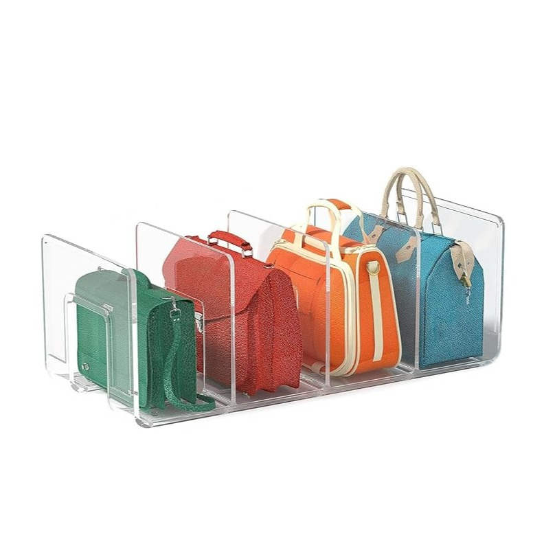 2er Set) 4-fach Handtaschen Schrank Organizer Regal