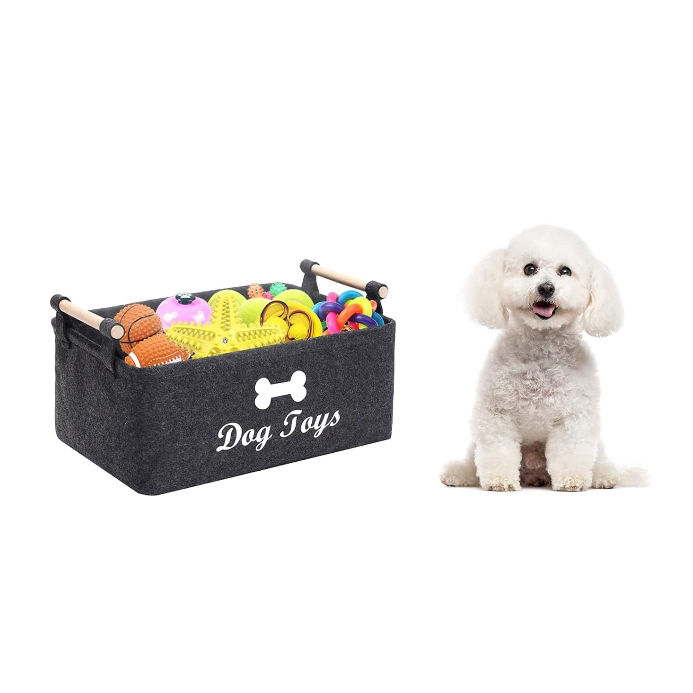 Aufbewahrungs Deko Korb Hunde Spielzeug Organizer