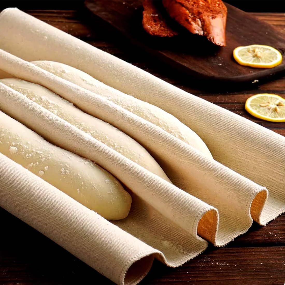 3x Leinentücher Für Brotbacken, 35,6 X 45,7 Cm – Backtücher Für Sauerteig & Hausgemachtes Brot