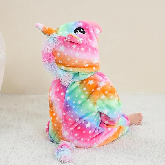 Smiffys Aufsitz-Einhorn Kostüm – Weiß, Mit Gepolstertem Oberteil – Einheitsgröße Für Kinder