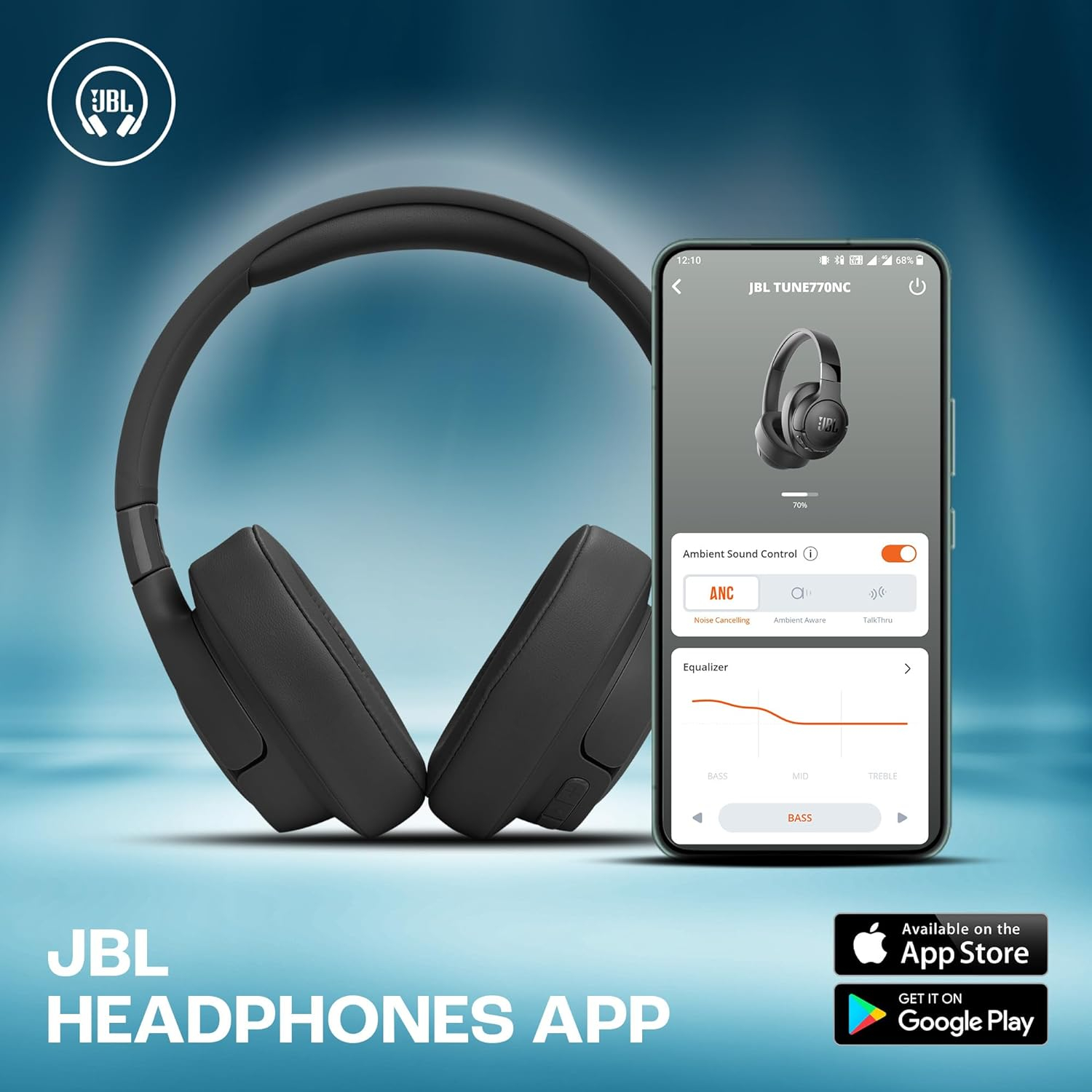 JBL - Tune 770NC BT Kopfhörer Headset On Ear Weiss
