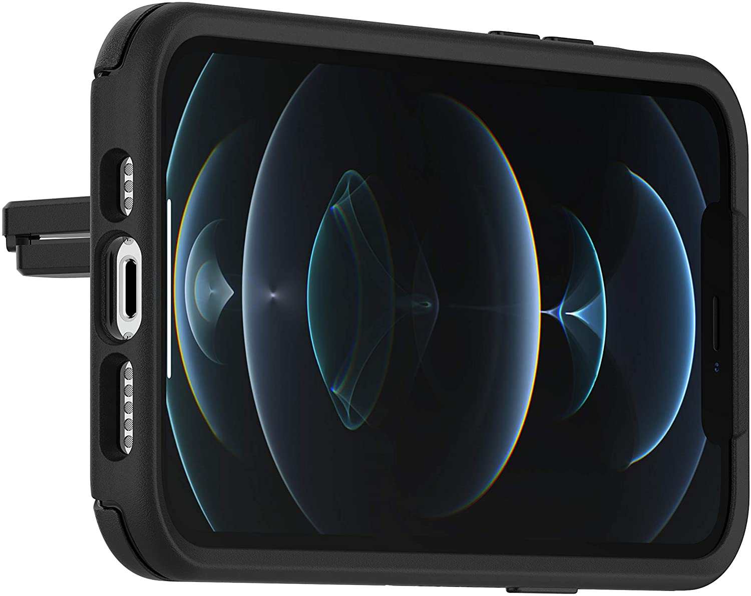Magnetische Auto KFZ Smartphone Halterung - für Lüftungsgitter - MagSafe  kompatibel - 15W - transparent/schwarz