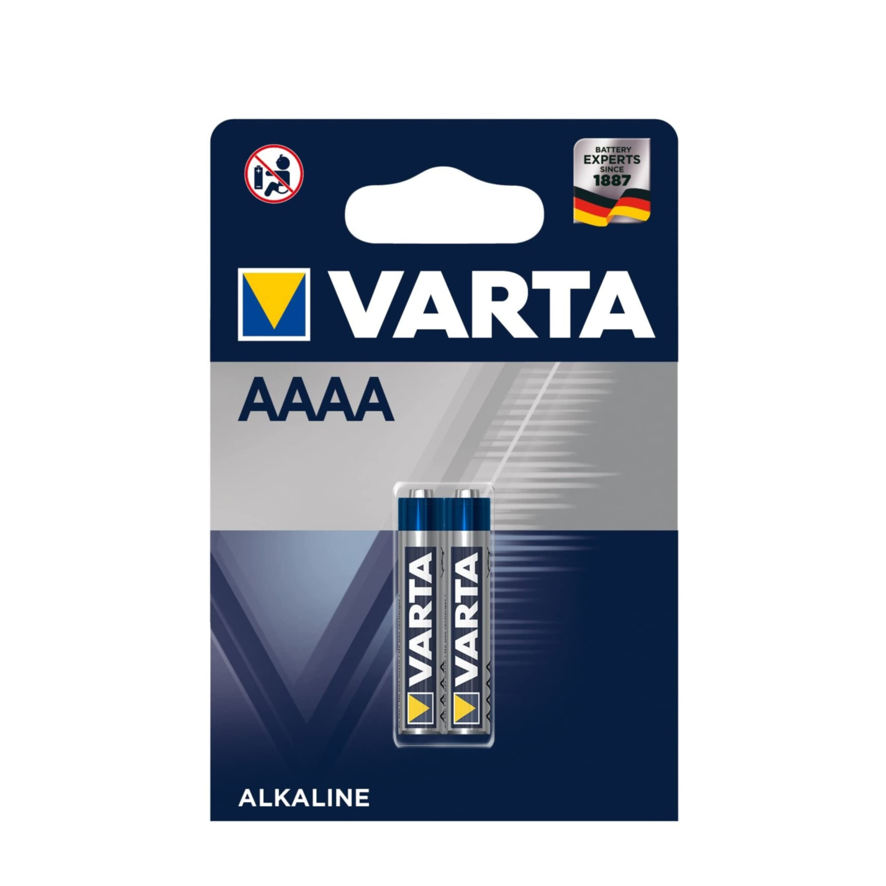 Image of Varta - 2er Pack 1.5 Volt AAAA Alkaline Batterie LR61 bei Apfelkiste.ch