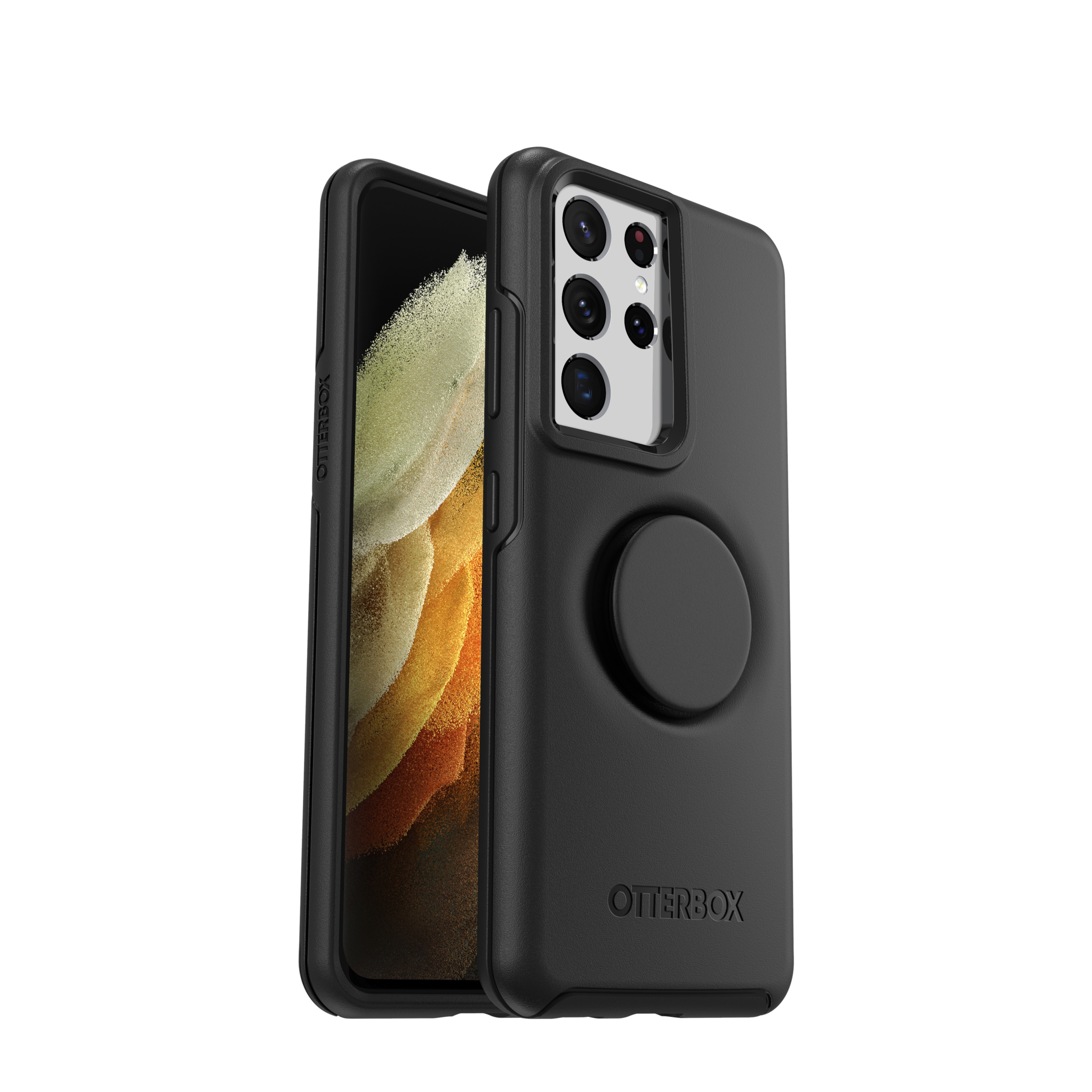 Image of Otterbox - Samsung Galaxy S21 Ultra 5G Hybrid Hülle Pop Symmetry Series (77-82106) - Schwarz bei Apfelkiste.ch