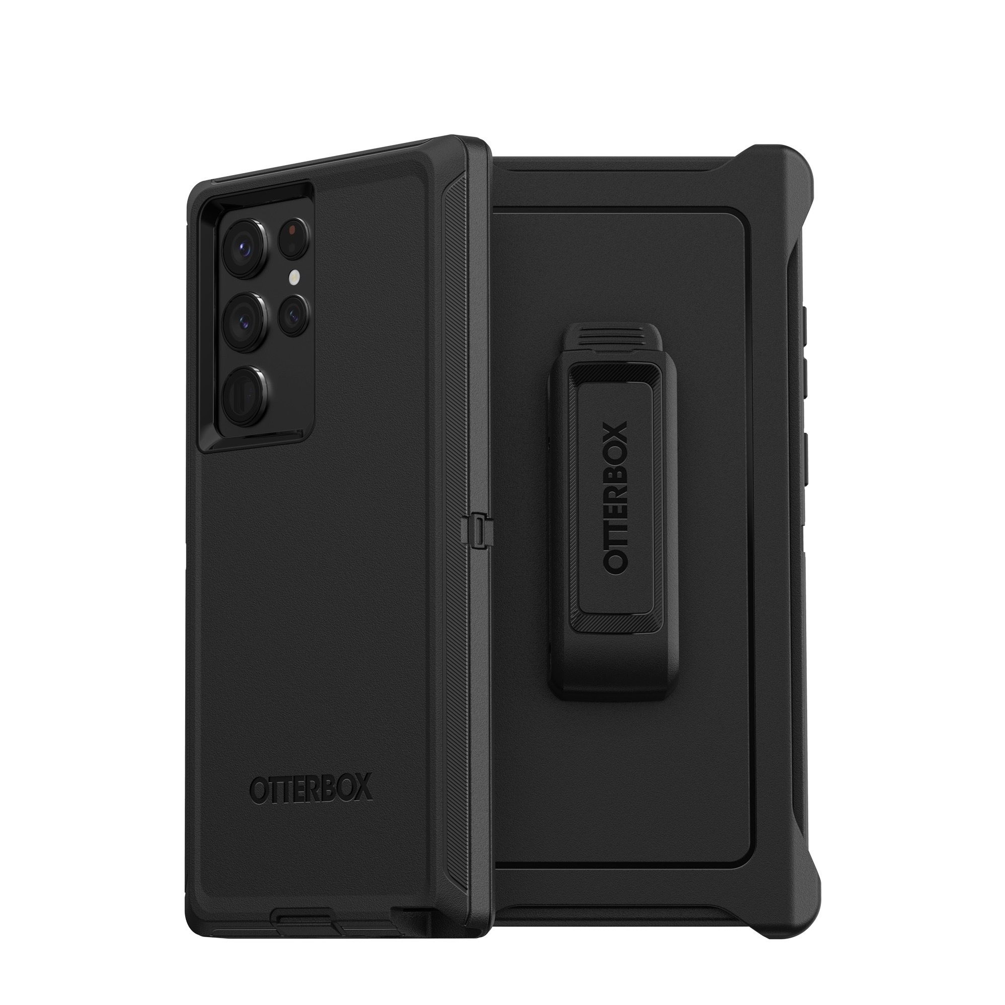 Image of Otterbox - Samsung Galaxy S22 Ultra 5G Outdoor Schutz Hülle Defender Series + Holster (77-86379) - Schwarz bei Apfelkiste.ch