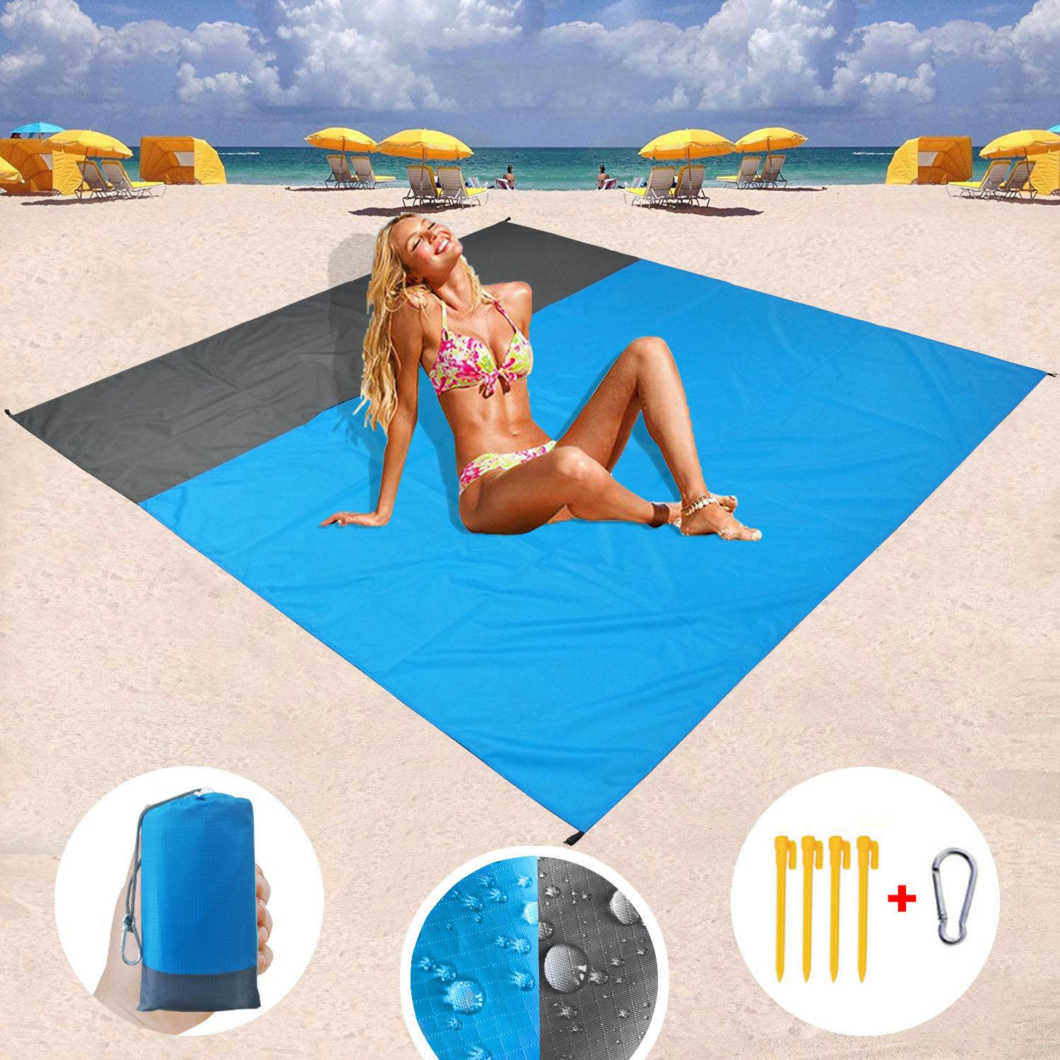 Faltbare Picknickdecke Wasserdicht - 145x165 Cm, Leicht & Kompakt, Mit Tragegriff Für Outdoor