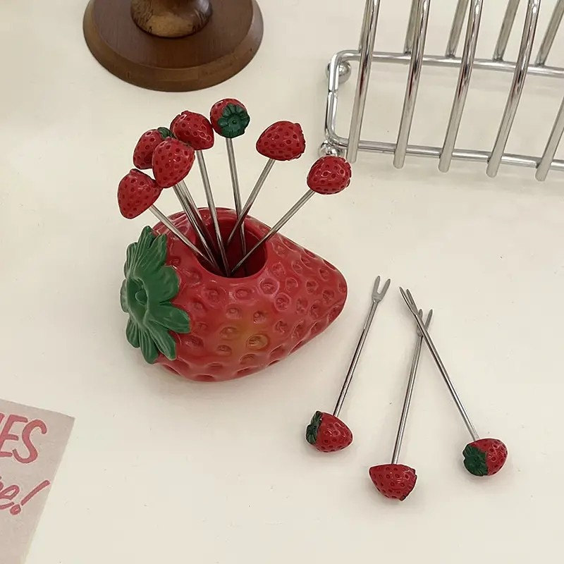 200 Stück Cocktail Sticks Holz Mit Herz - 12cm Bunte Spieße Für Fingerfood & Party