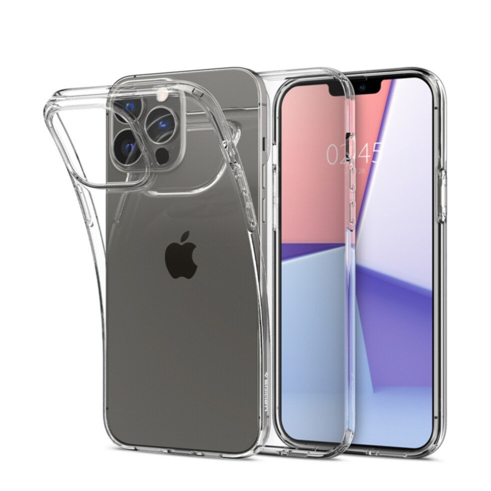 Image of Spigen - iPhone 13 Pro Liquid Crystal Case Gummi Hülle (ACS03254) - Transparent bei Apfelkiste.ch