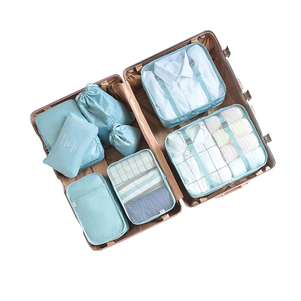 Koffer Organizer Set 9-Teilig Packing Cubes Kofferorganizer travel  Reisetasche.